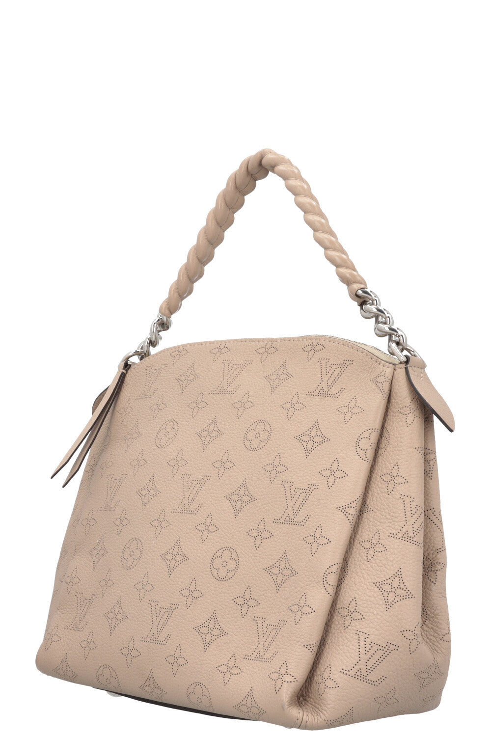 LOUIS VUITTON Babylone BB Bag Mahina Grey