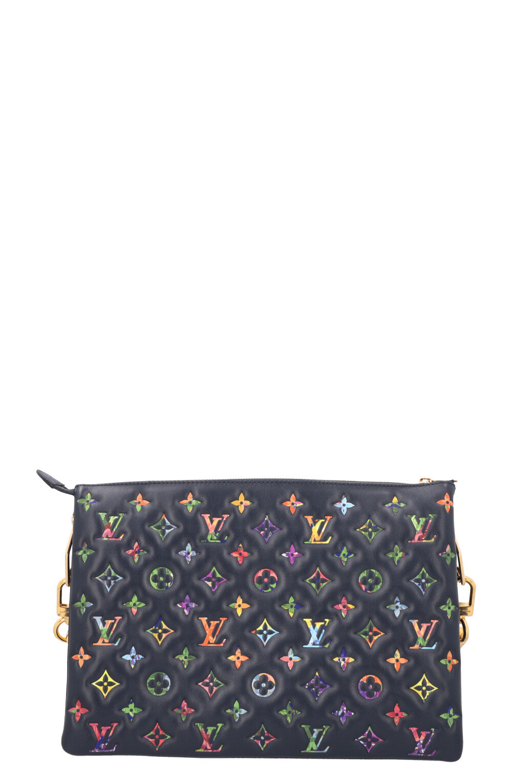 LOUIS VUITTON Coussin MM Bag Leather Navy