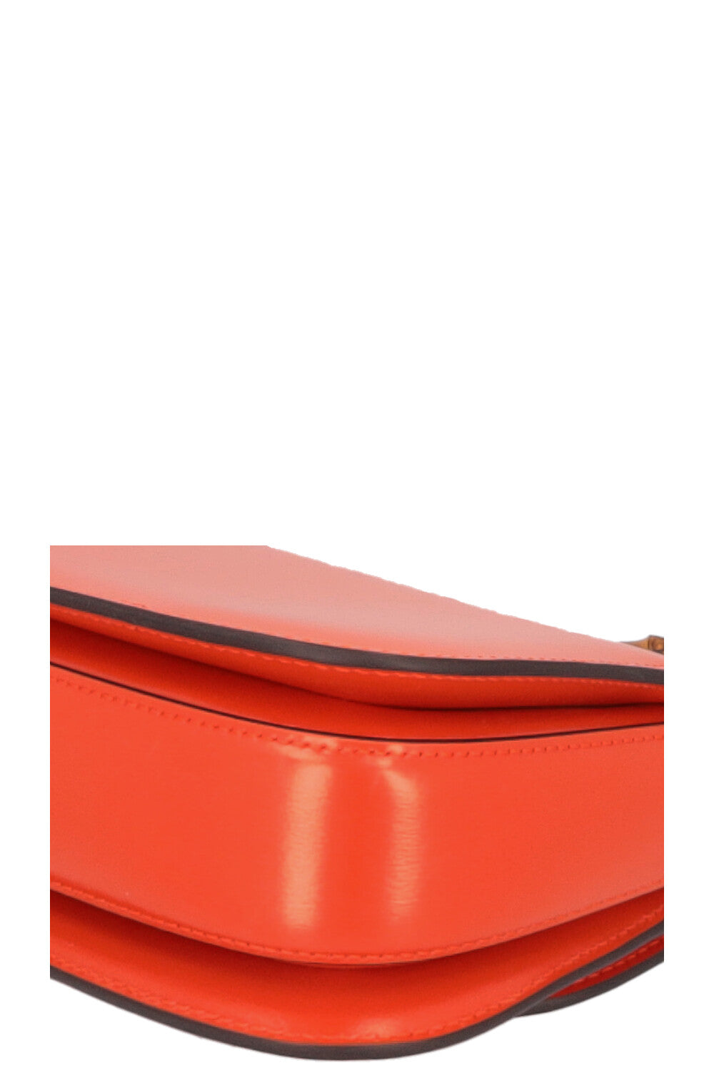 GUCCI 1947 Mini Bamboo Crossbody Bag Orange