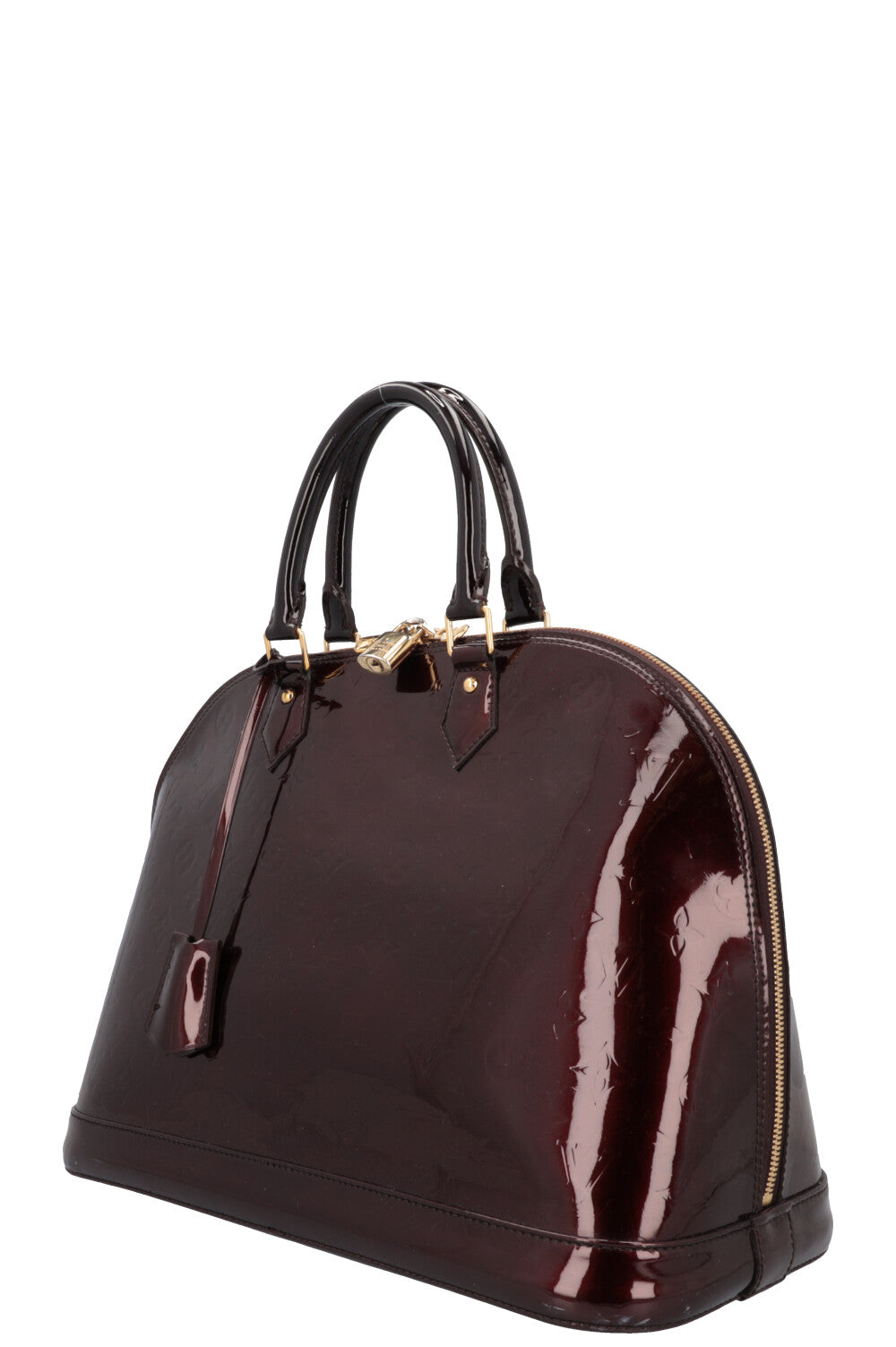 LOUIS VUITTON Alma GM Vernis Amarante