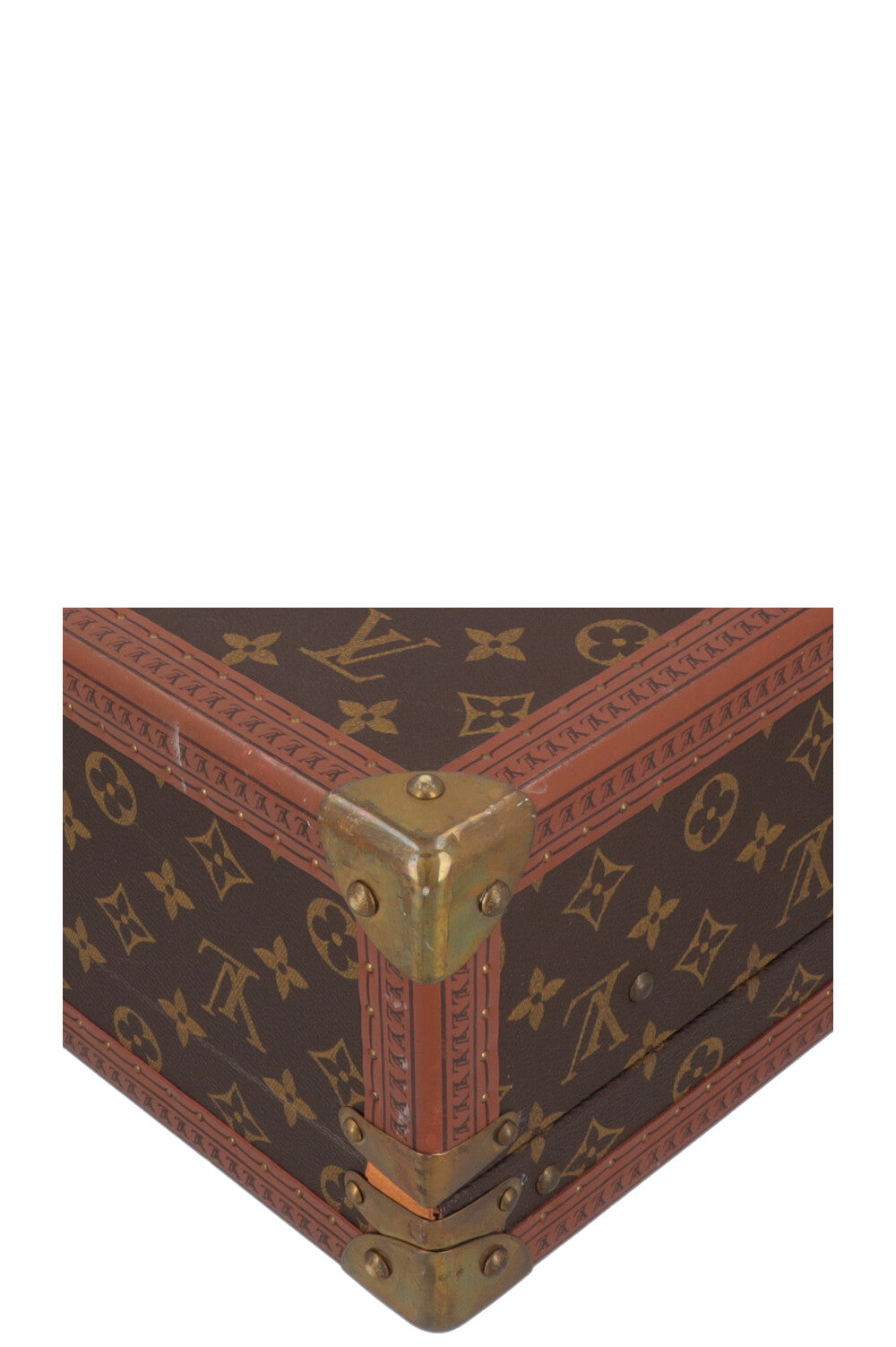 LOUIS VUITTON Alzer 45 Trunk MNG Canvas