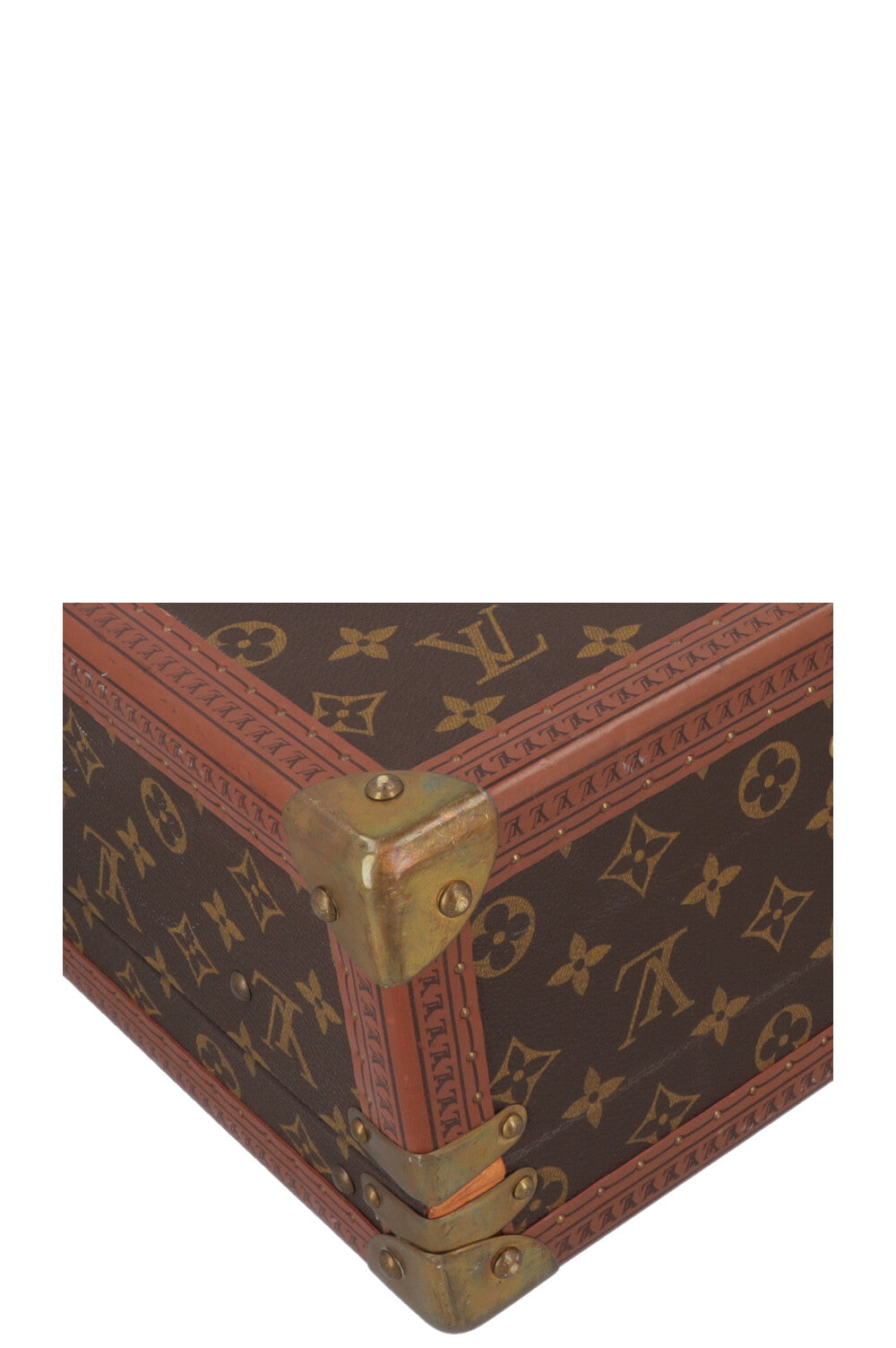 LOUIS VUITTON Alzer 45 Trunk MNG Canvas