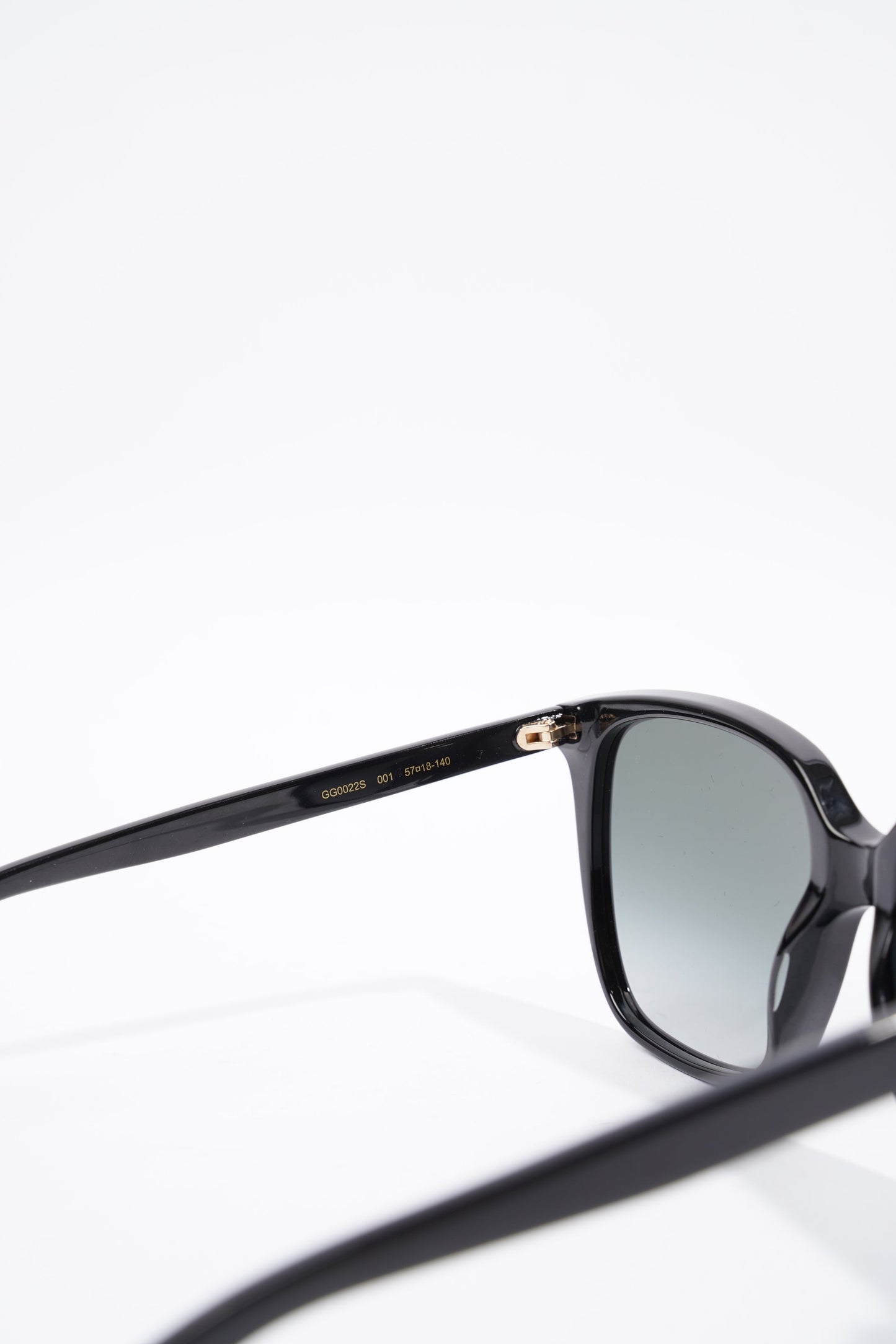 Gucci GG0022S Sunglasses Black Acetate 140mm