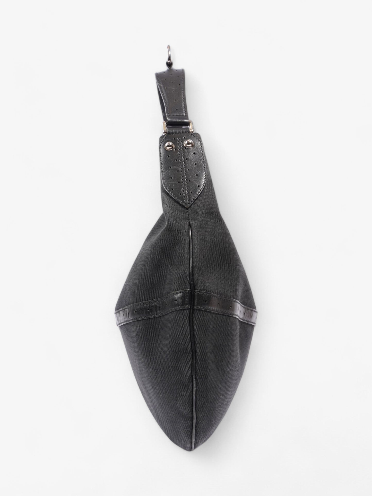 Gucci Reins Hobo Black Canvas