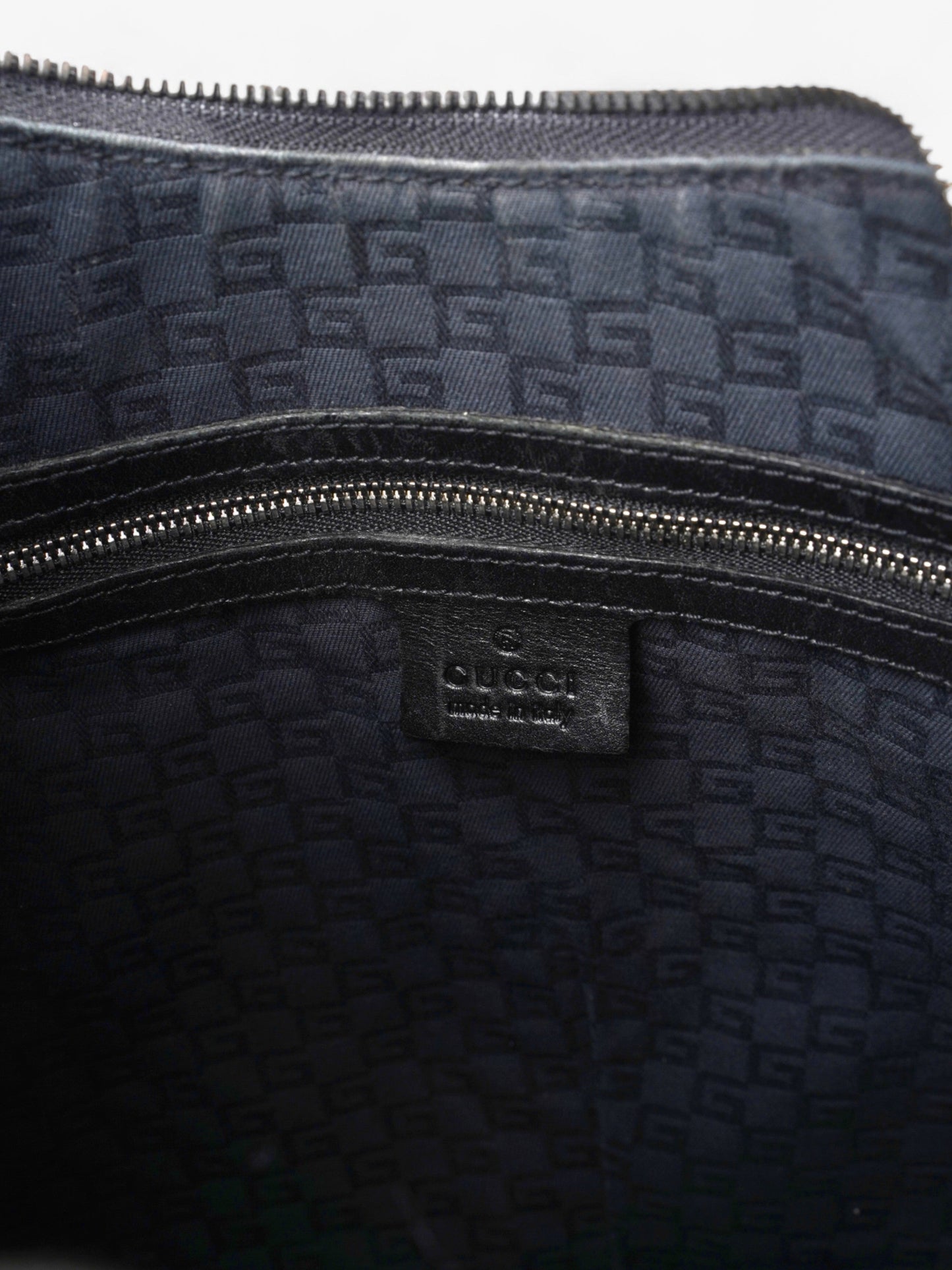 Gucci Reins Hobo Black Canvas