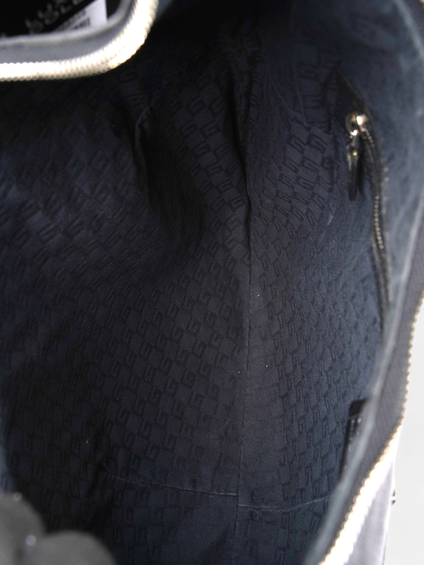 Gucci Reins Hobo Black Canvas