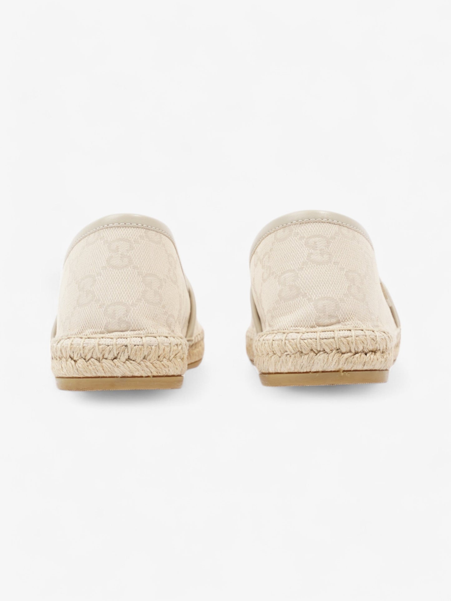 Gucci GG Espadrille Beige  Canvas EU 39 UK 6
