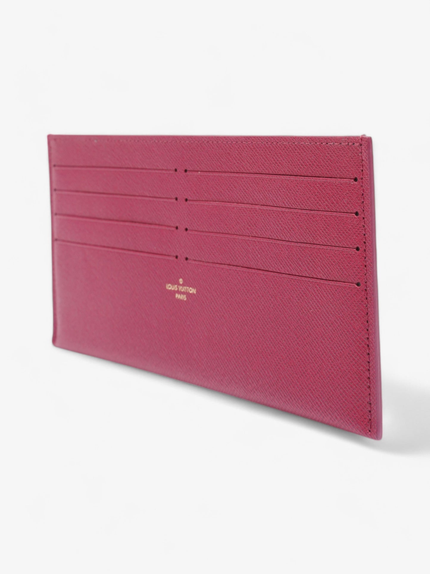 Louis Vuitton Felicie Card Holder Insert Fuschia Calfskin Leather