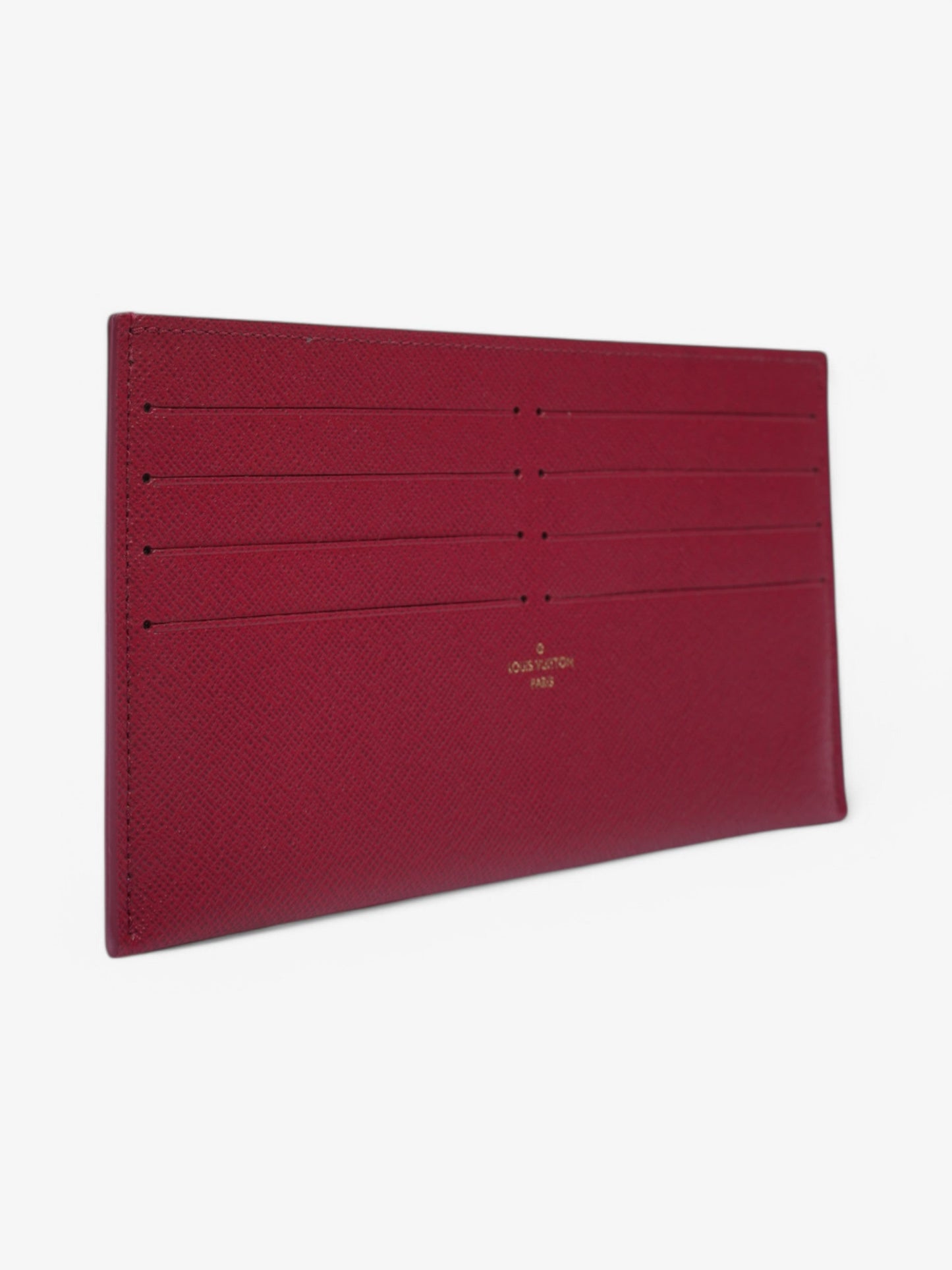 Louis Vuitton Felicie Card Holder Insert Fuschia Calfskin Leather