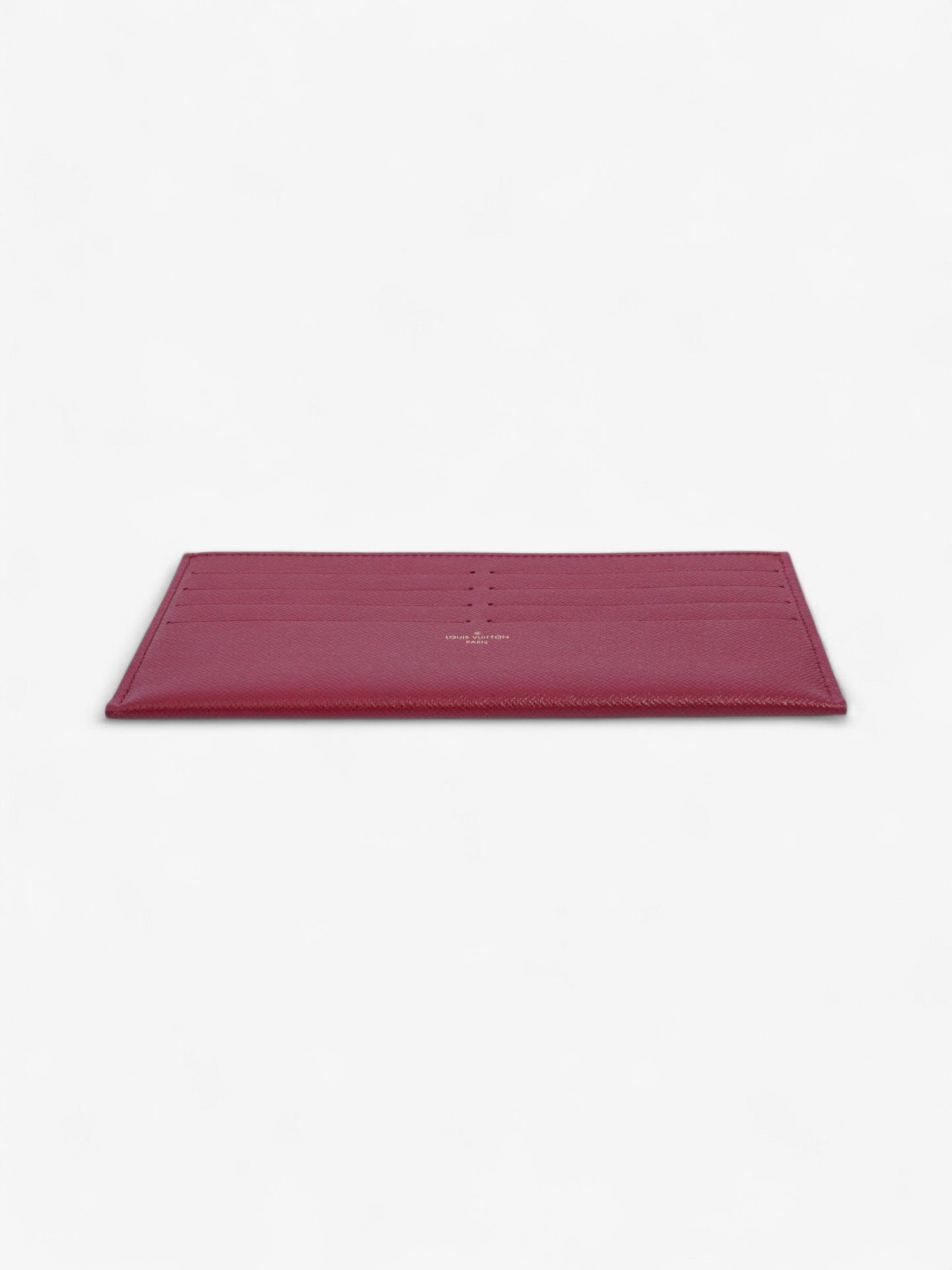 Louis Vuitton Felicie Card Holder Insert Fuschia Calfskin Leather