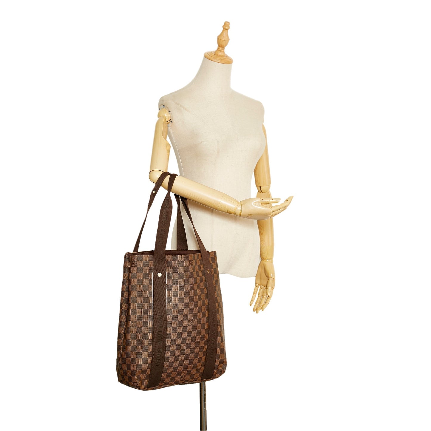 Louis Vuitton Cabas Beaubourg Damier Ebene Canvas