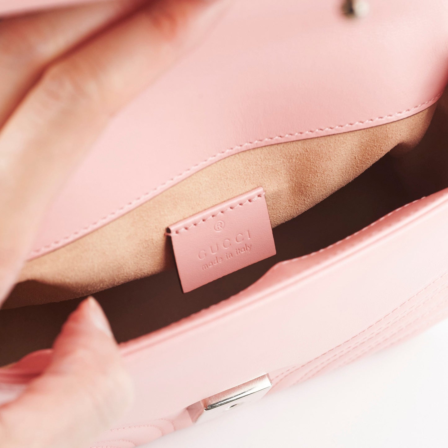 Gucci Mini Top Handle Pink Shoulder Bag