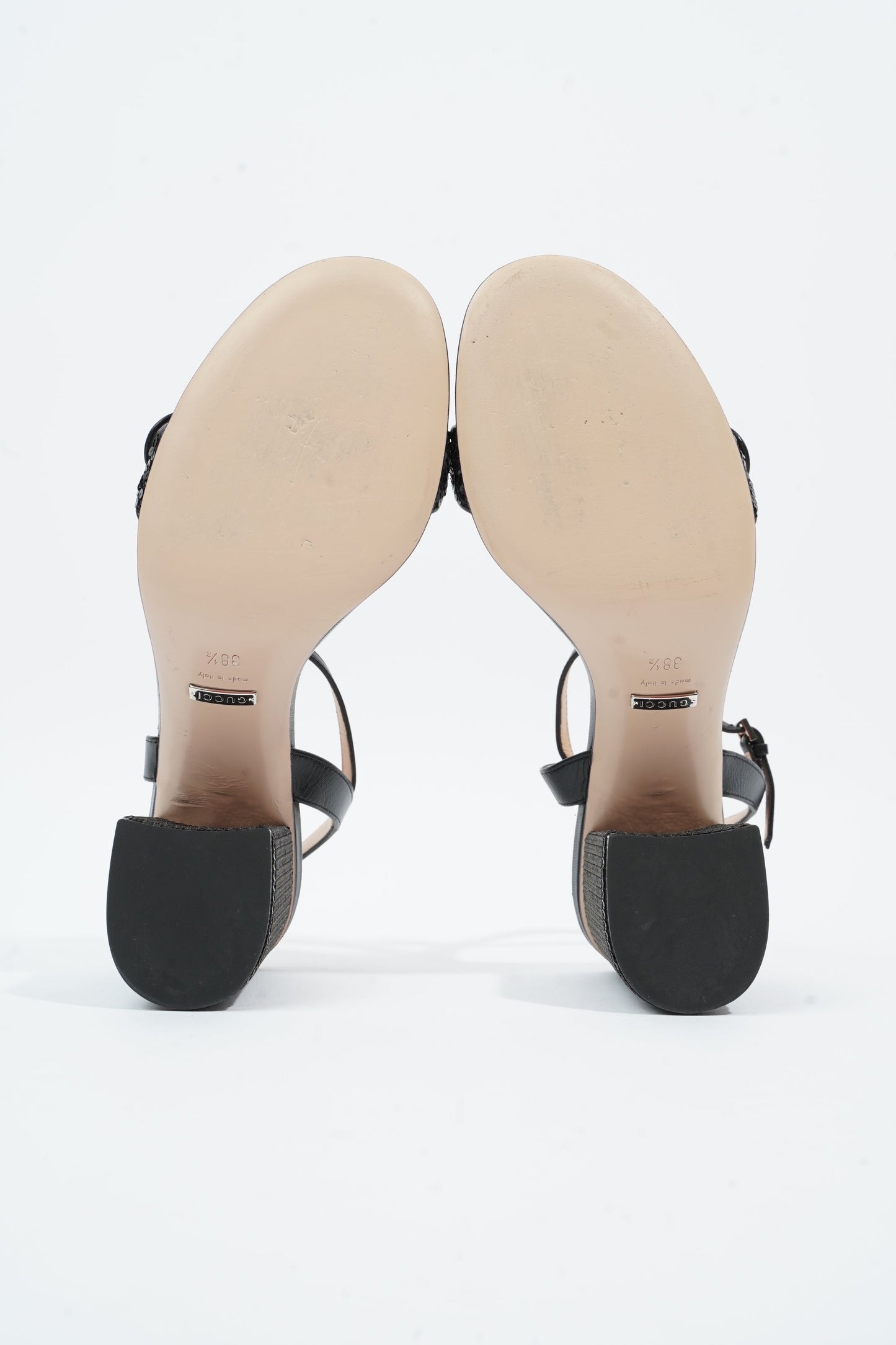 Gucci Marmont Mid Heel Black Sequin EU 38.5 UK 5.5