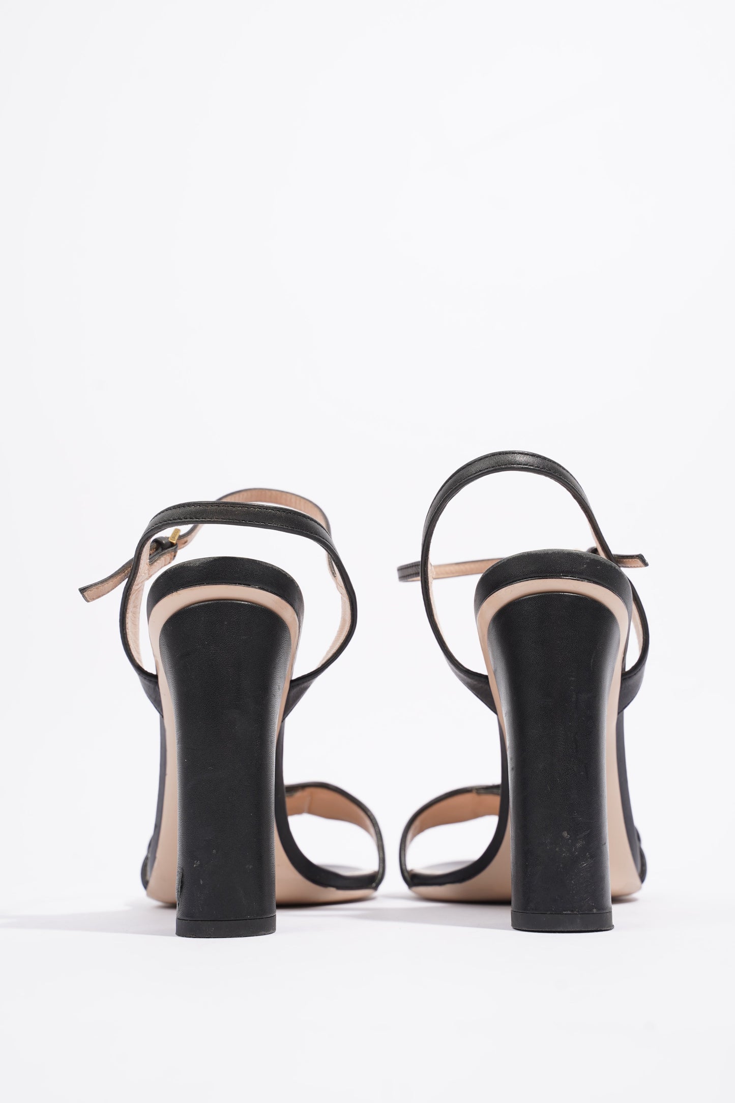 Gucci GG Marmont Sandals Black Leather EU 39 UK 6