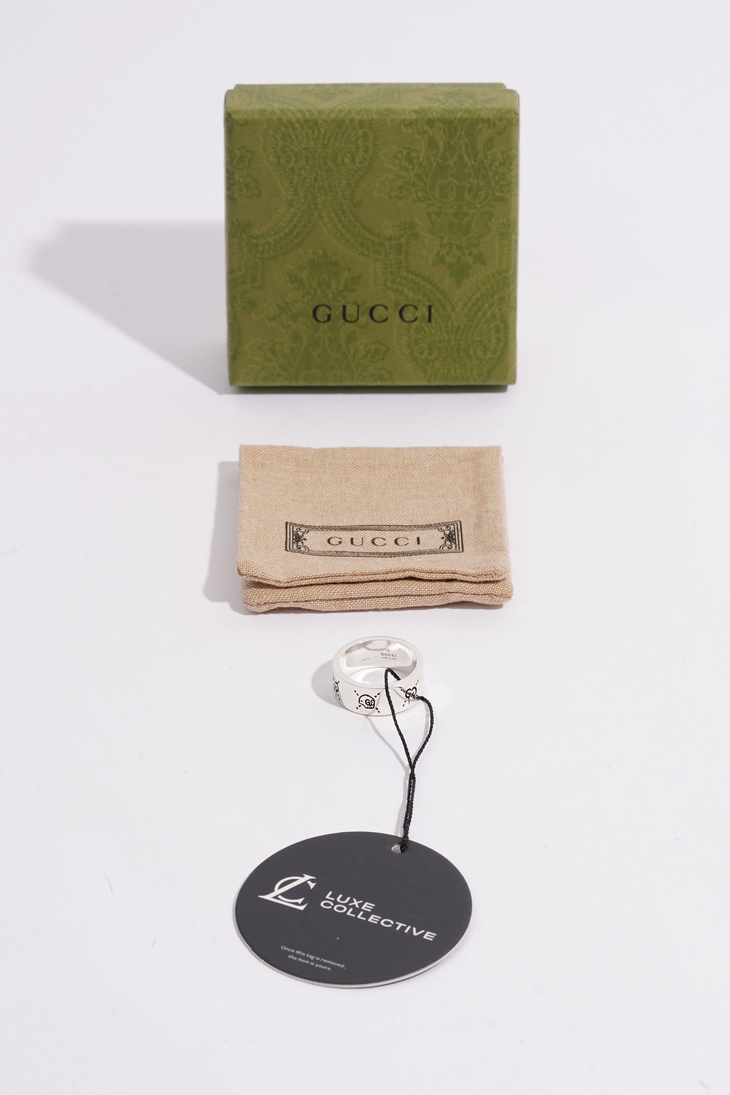 Gucci Ghost Aureco Ring silver Silver Sterling 26