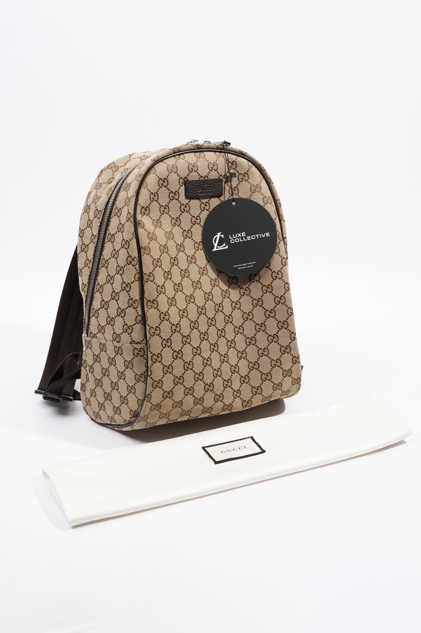 Gucci Backpack With Interlocking GG Supreme Canvas