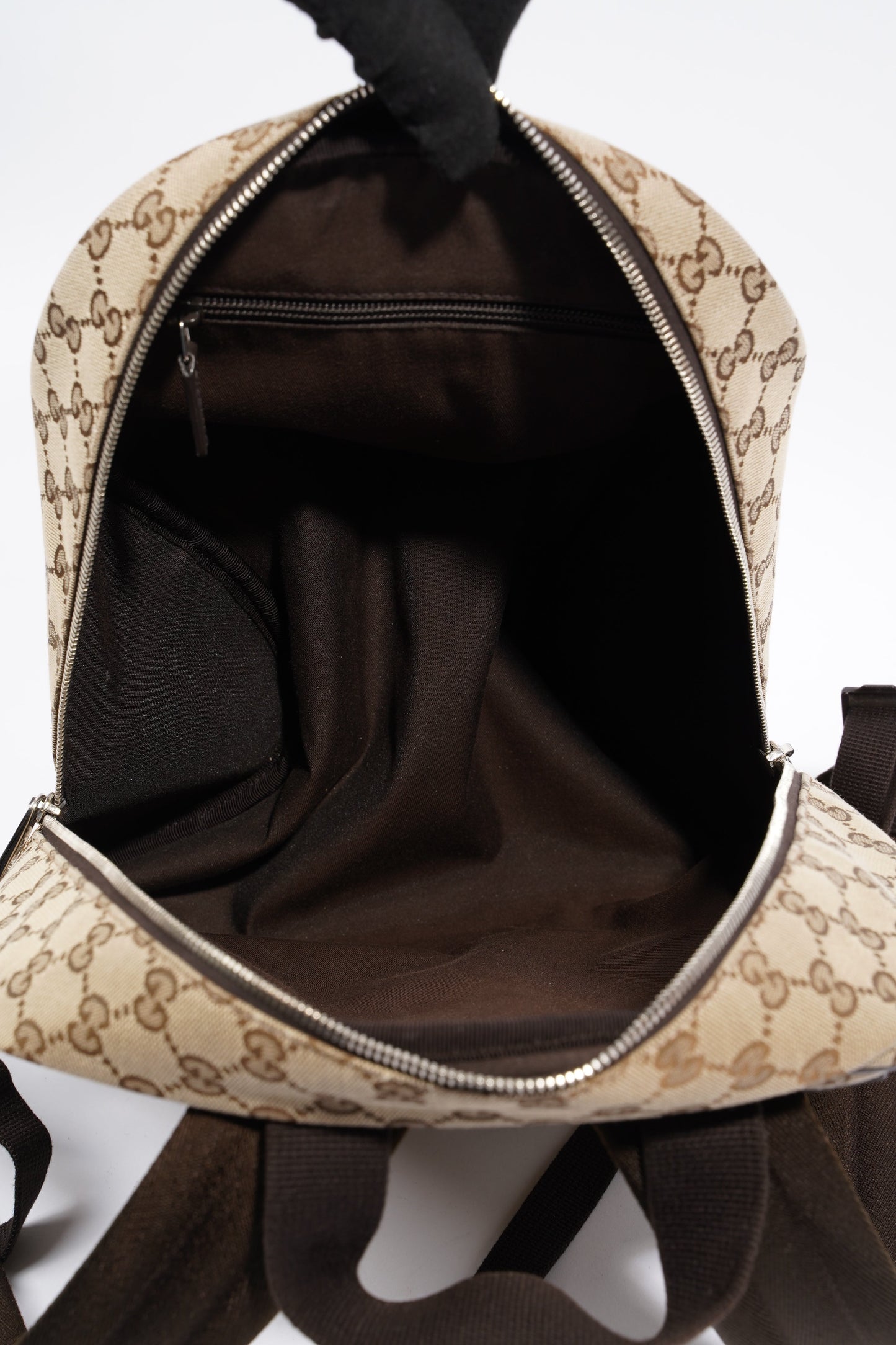 Gucci Backpack With Interlocking GG Supreme Canvas