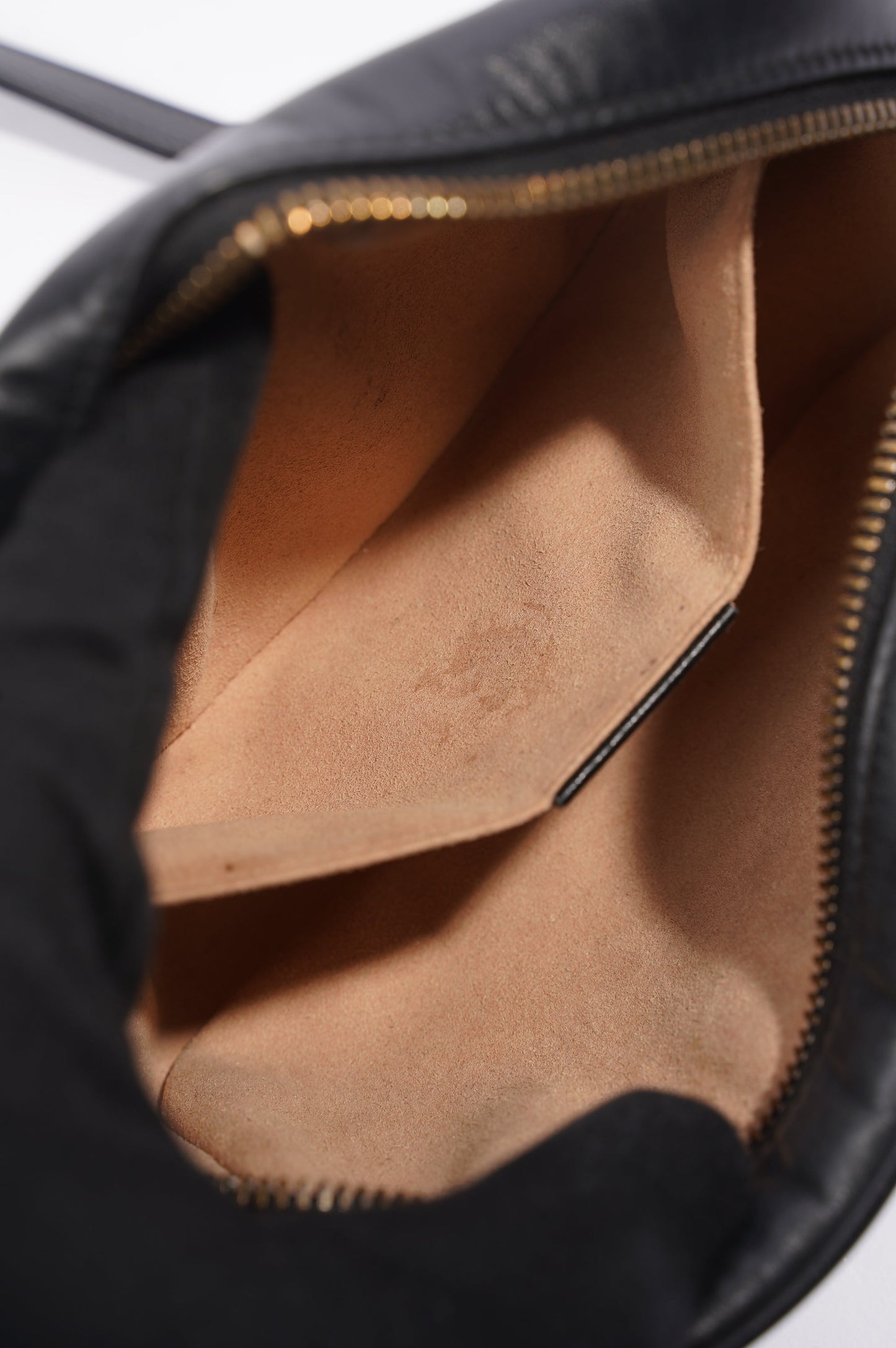 Gucci Marmont Zip Black Matelasse Leather Mini