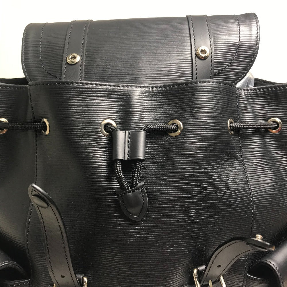 LOUIS VUITTON Backpack M50159 Epi Leather black Epi Christopher PM mens Used