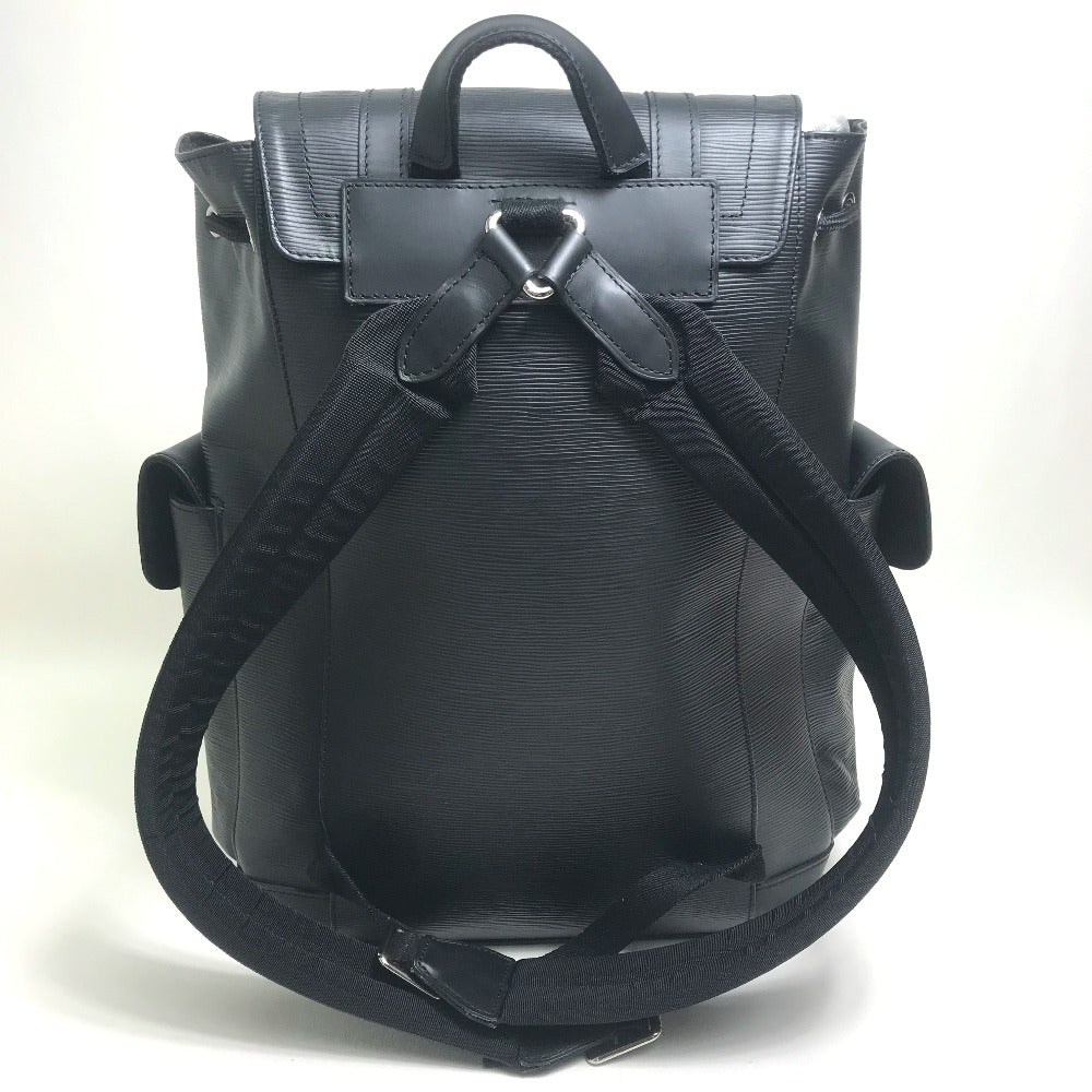LOUIS VUITTON Backpack M50159 Epi Leather black Epi Christopher PM mens Used