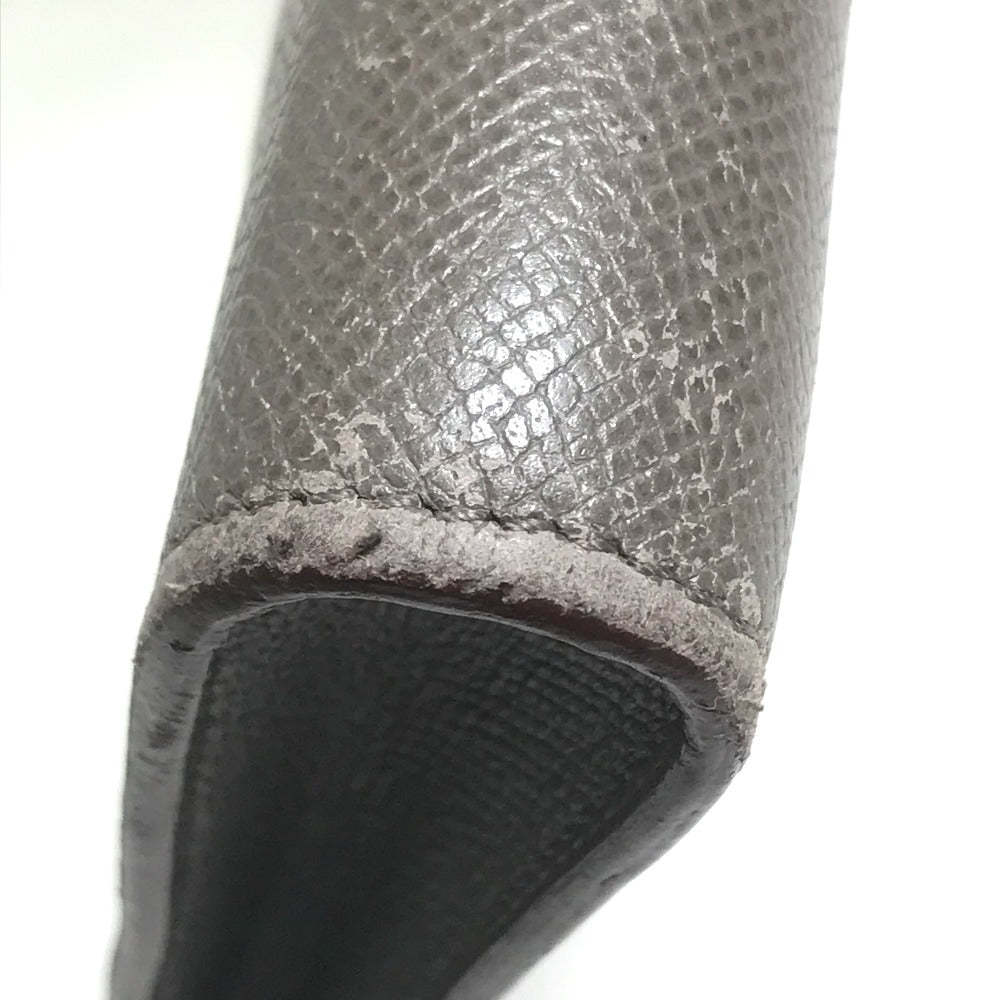 HERMES Clutch bag bag business bag L-shaped fastener Zip computer Epsom Gray unisex(Unisex) Used