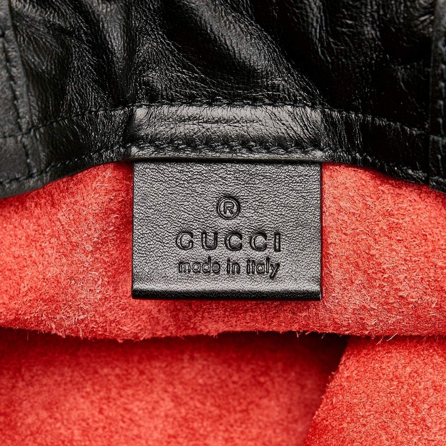 Gucci Logo Drawstring Backpack