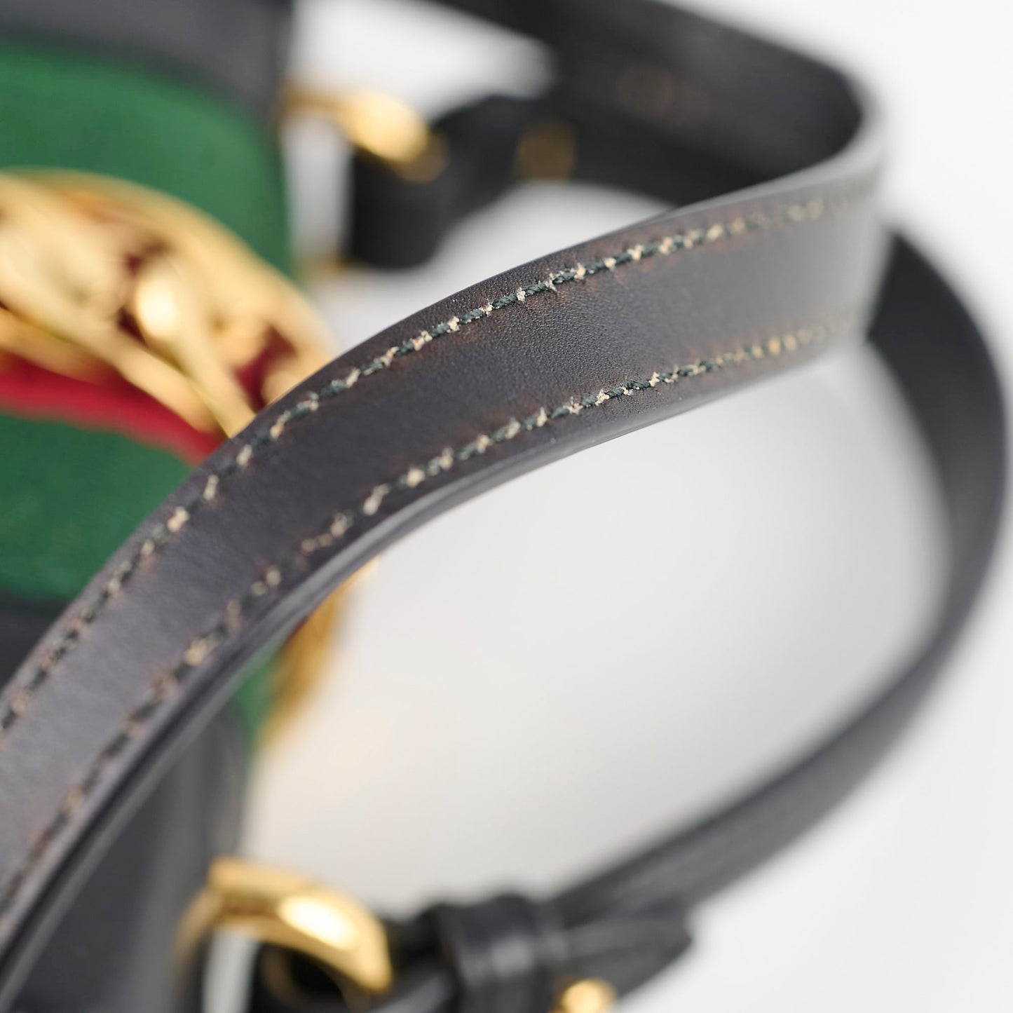 Gucci Sylvie Mini Top Handle Bag Black