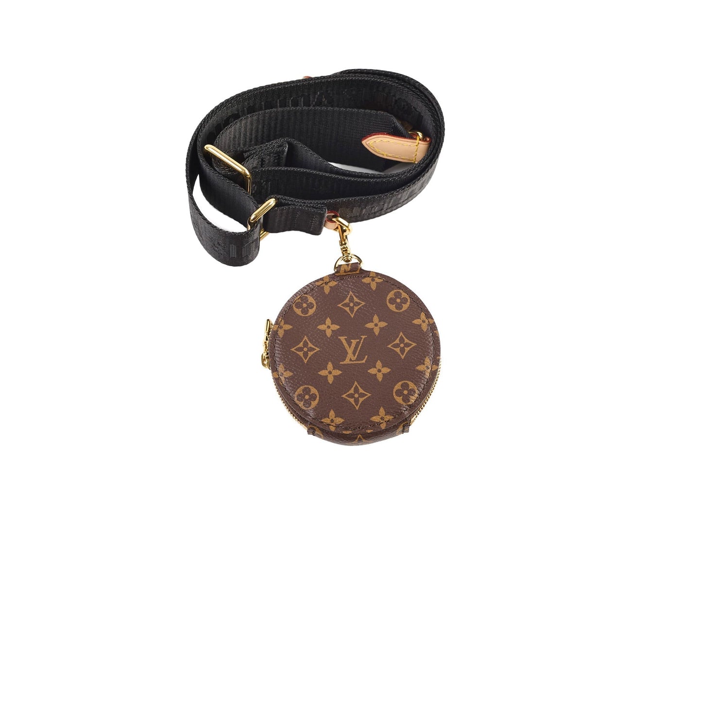 Louis Vuitton Canvas Strap With Coin  Alice Bags Monogram Black