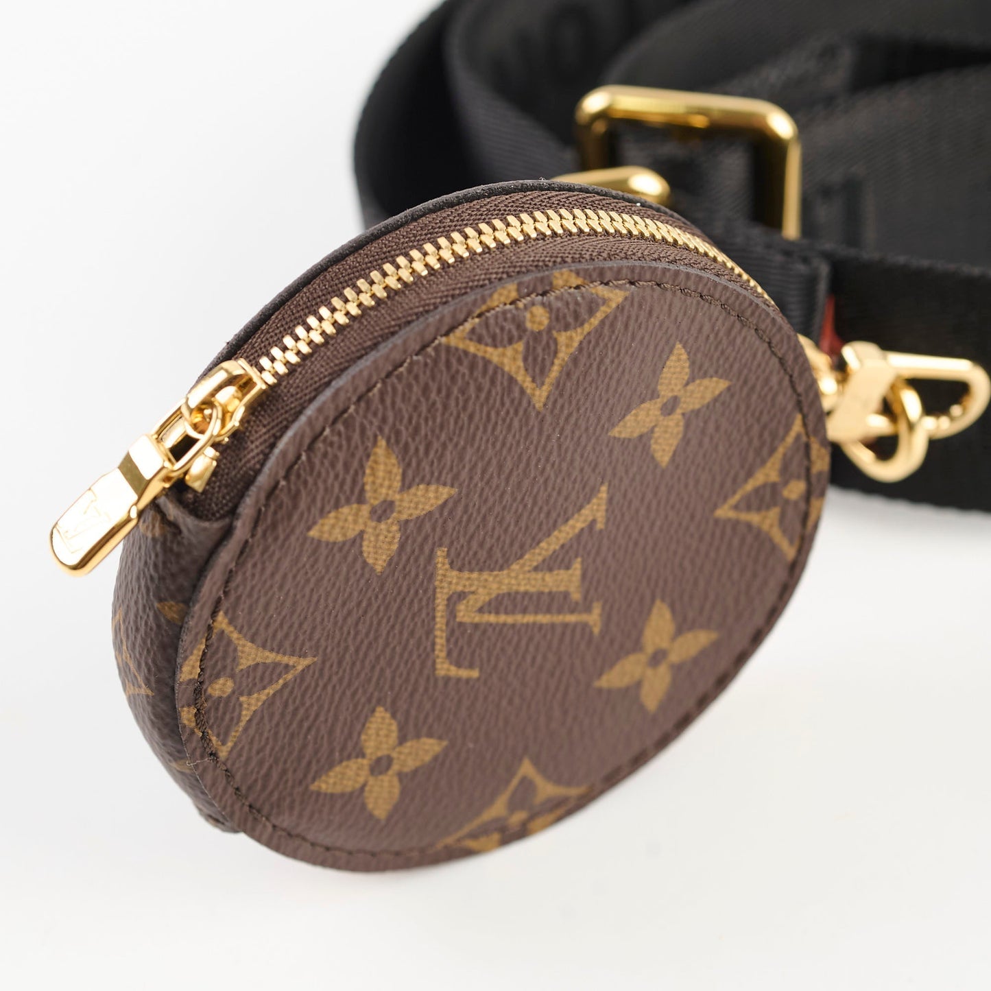 Louis Vuitton Canvas Strap With Coin  Alice Bags Monogram Black