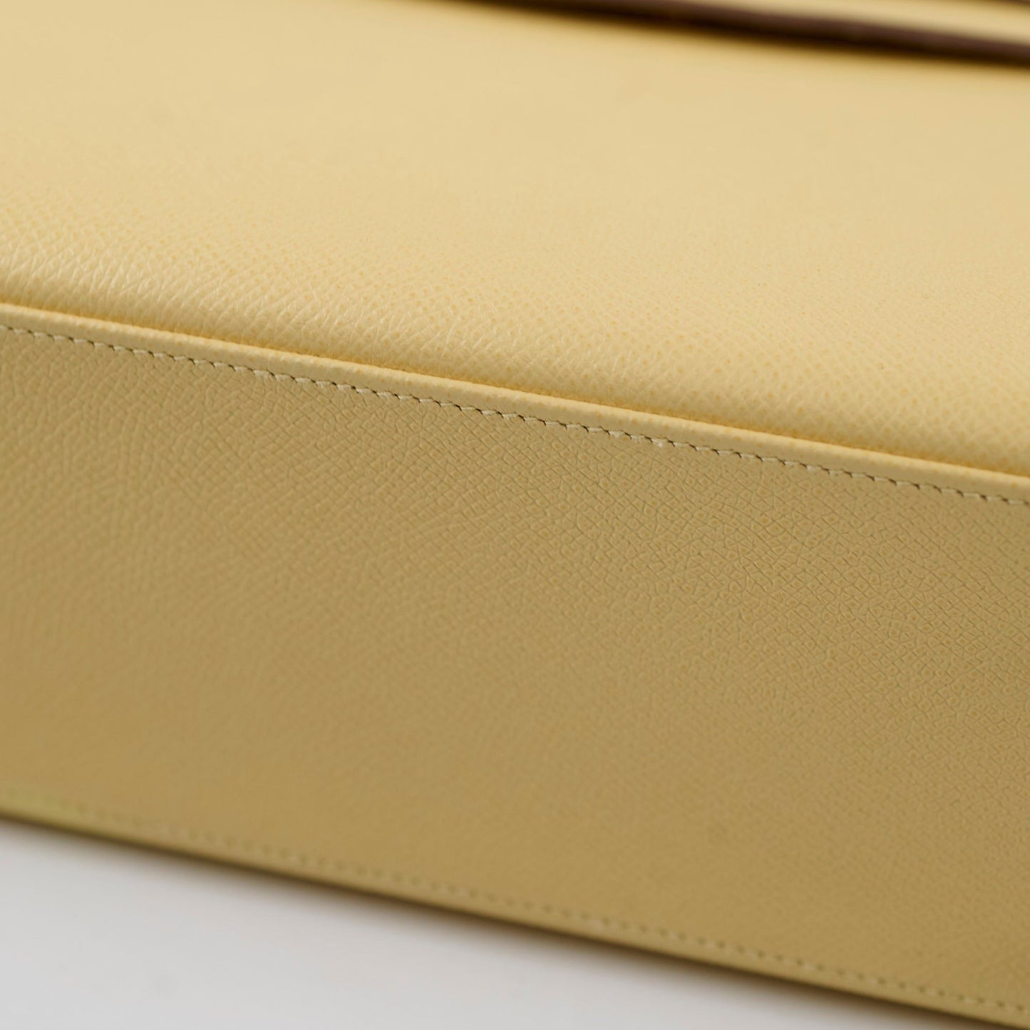 Hermes Kelly 25 Jaune Poussin Epsom Sellier X Stamp 2016