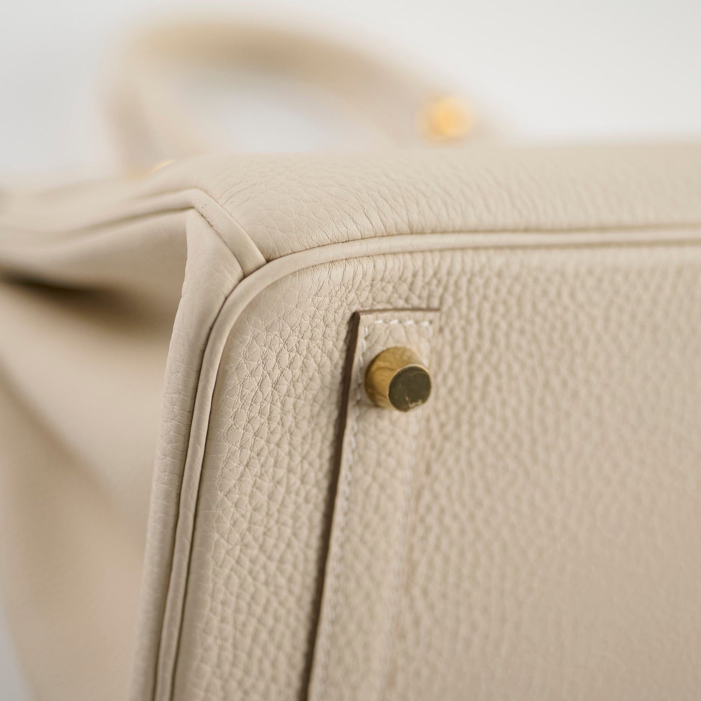 Hermes Birkin 30 Togo Craie W Stamp