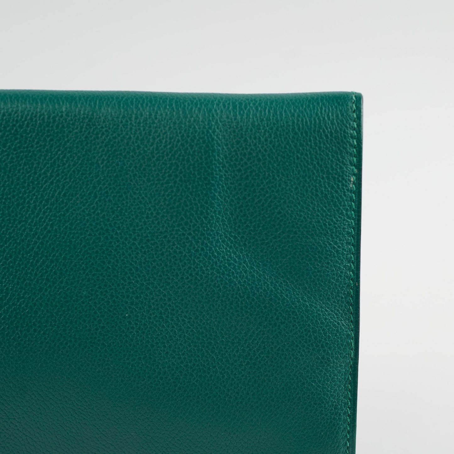 Hermes Pliplat Clutch Malachite
