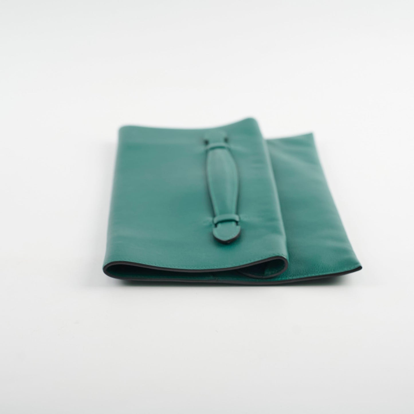 Hermes Pliplat Clutch Malachite