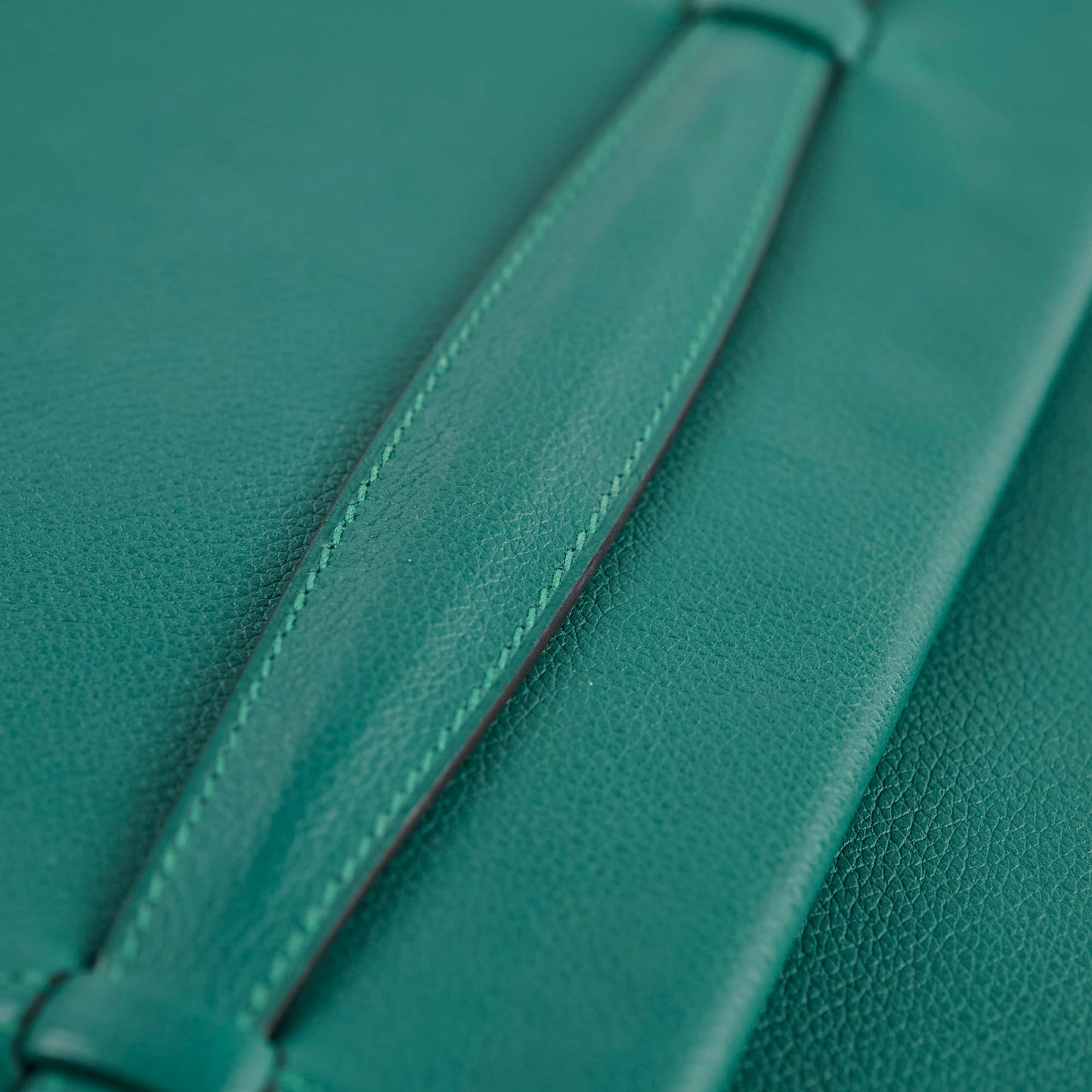 Hermes Pliplat Clutch Malachite
