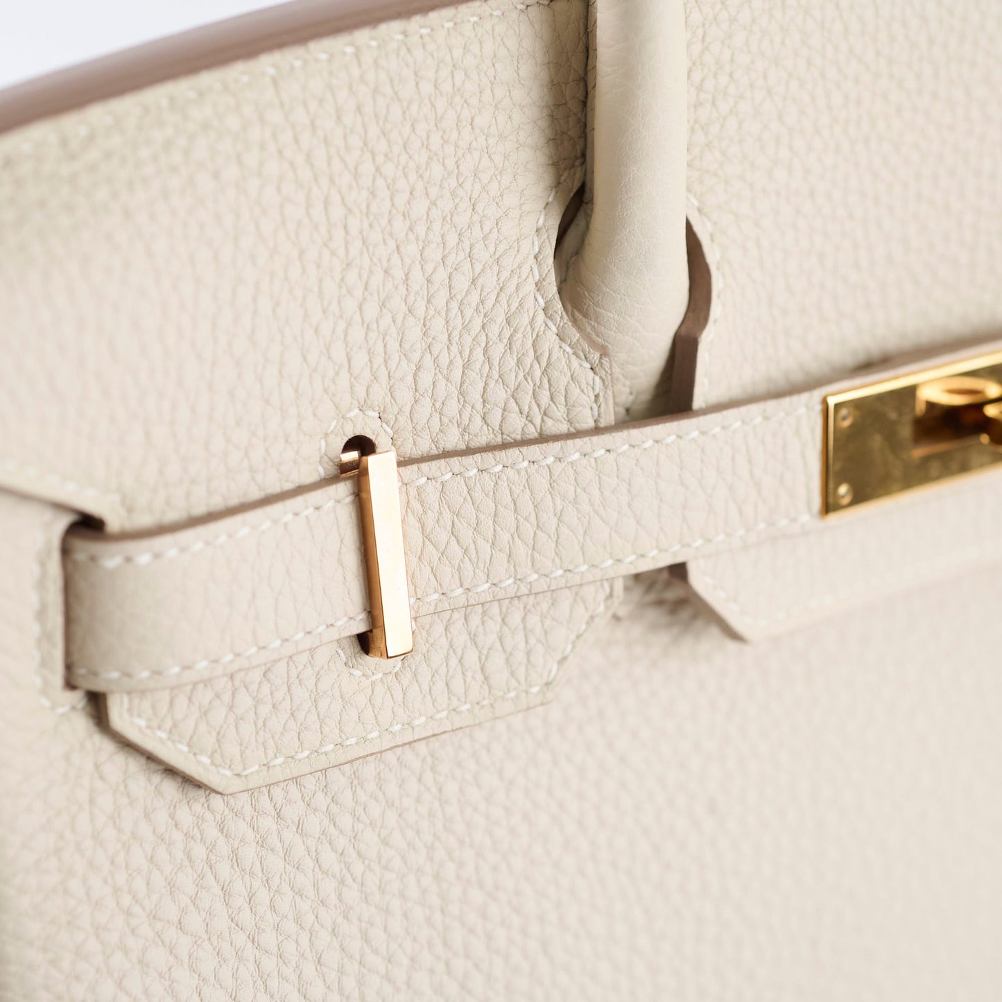 Hermes Birkin 30 Craie Rose Gold Z Stamp