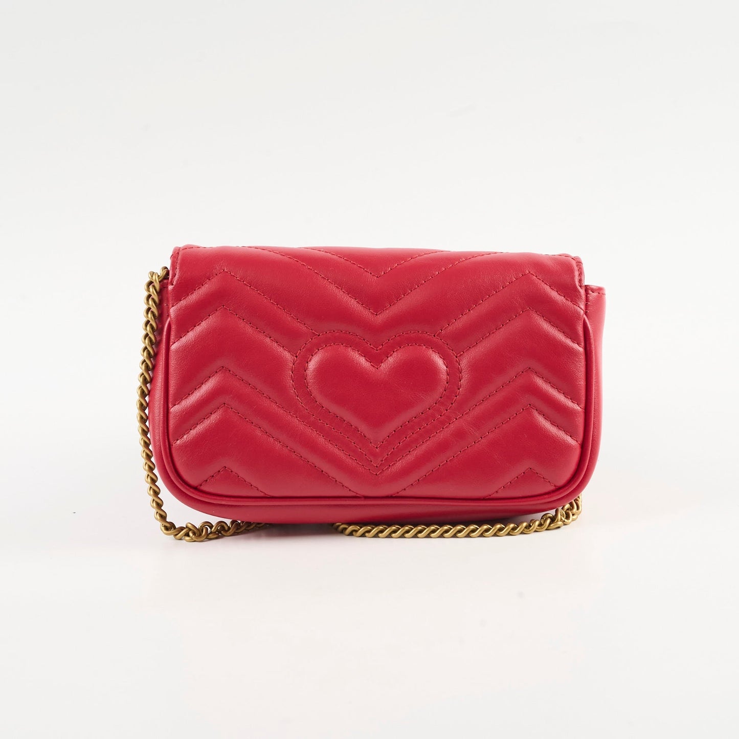 Gucci Super Mini Marmont Red Bag