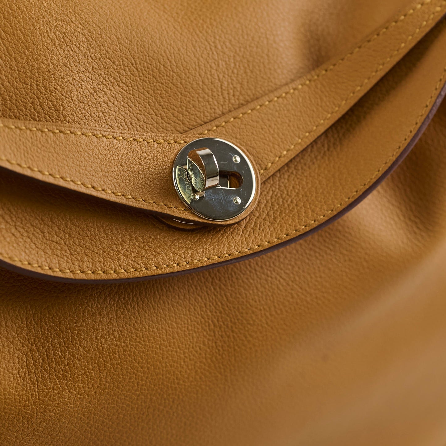 Hermes Lindy 30 Caramel Evercolor T Stamp