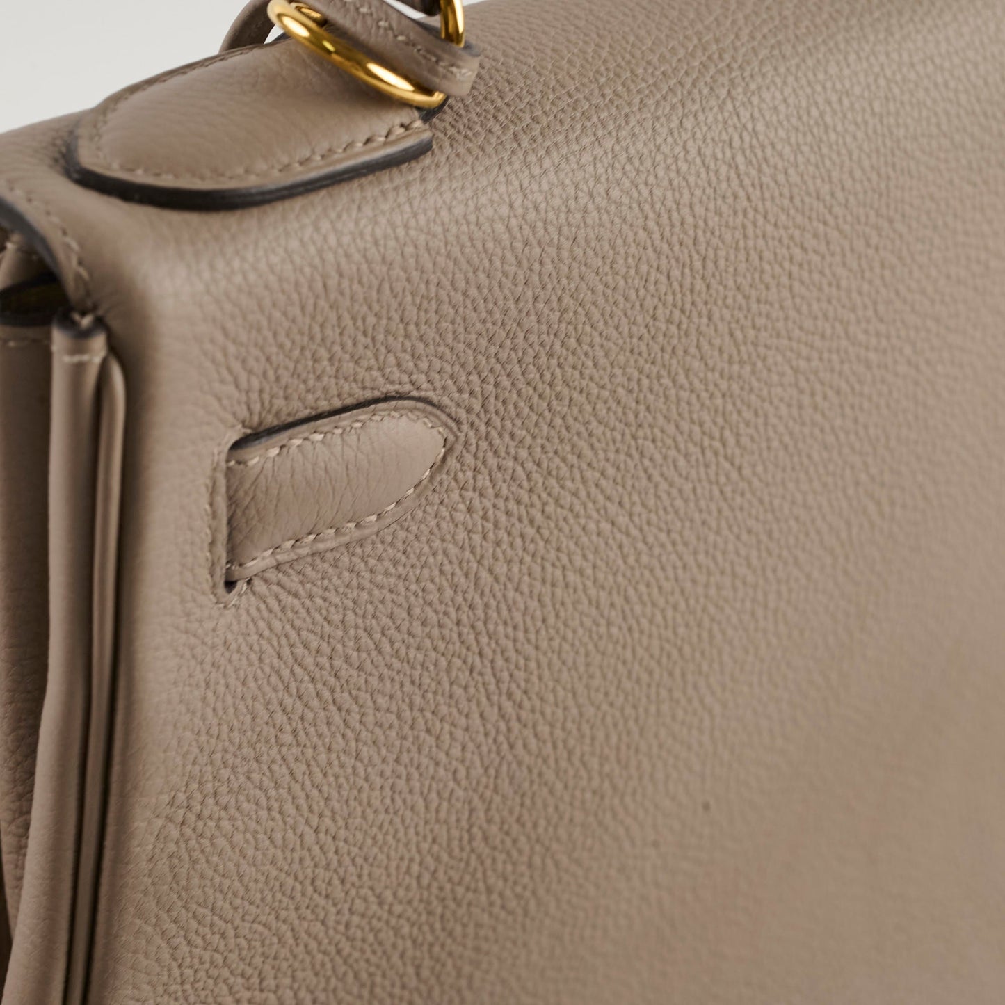 Hermes Kelly 28 Gris Ashalte A Stamp