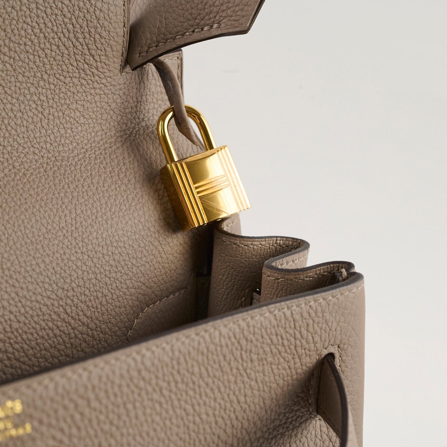 Hermes Kelly 28 Gris Ashalte A Stamp