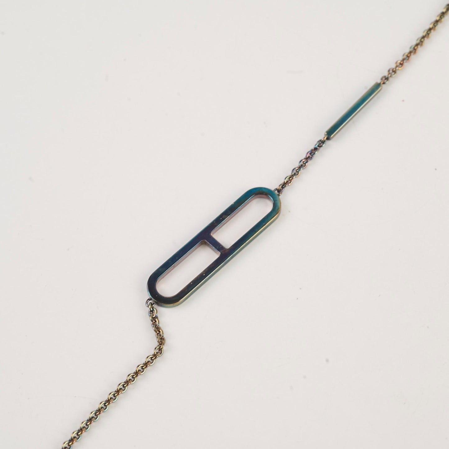 Hermes Ever Chaine' Dancre Long Necklace