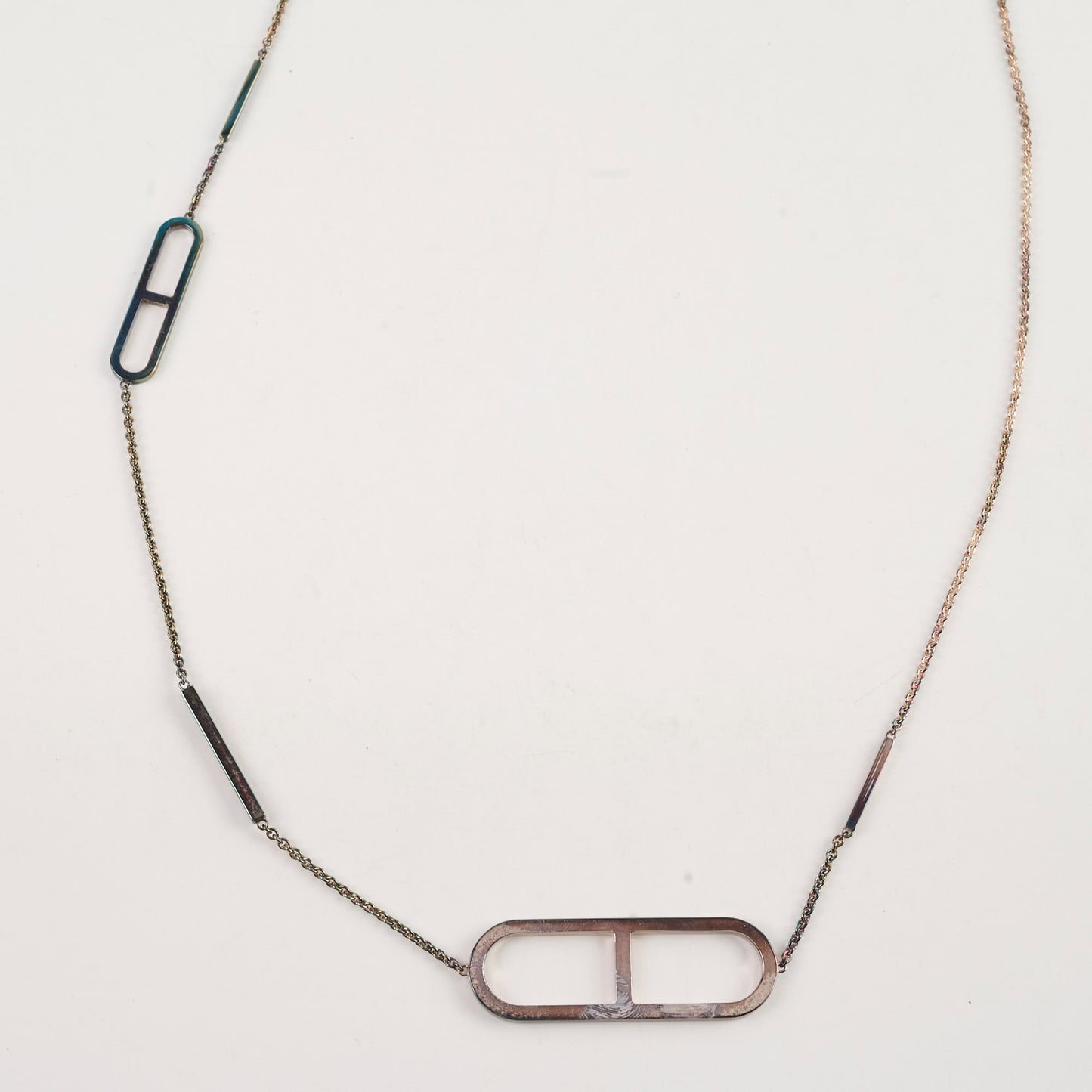 Hermes Ever Chaine' Dancre Long Necklace