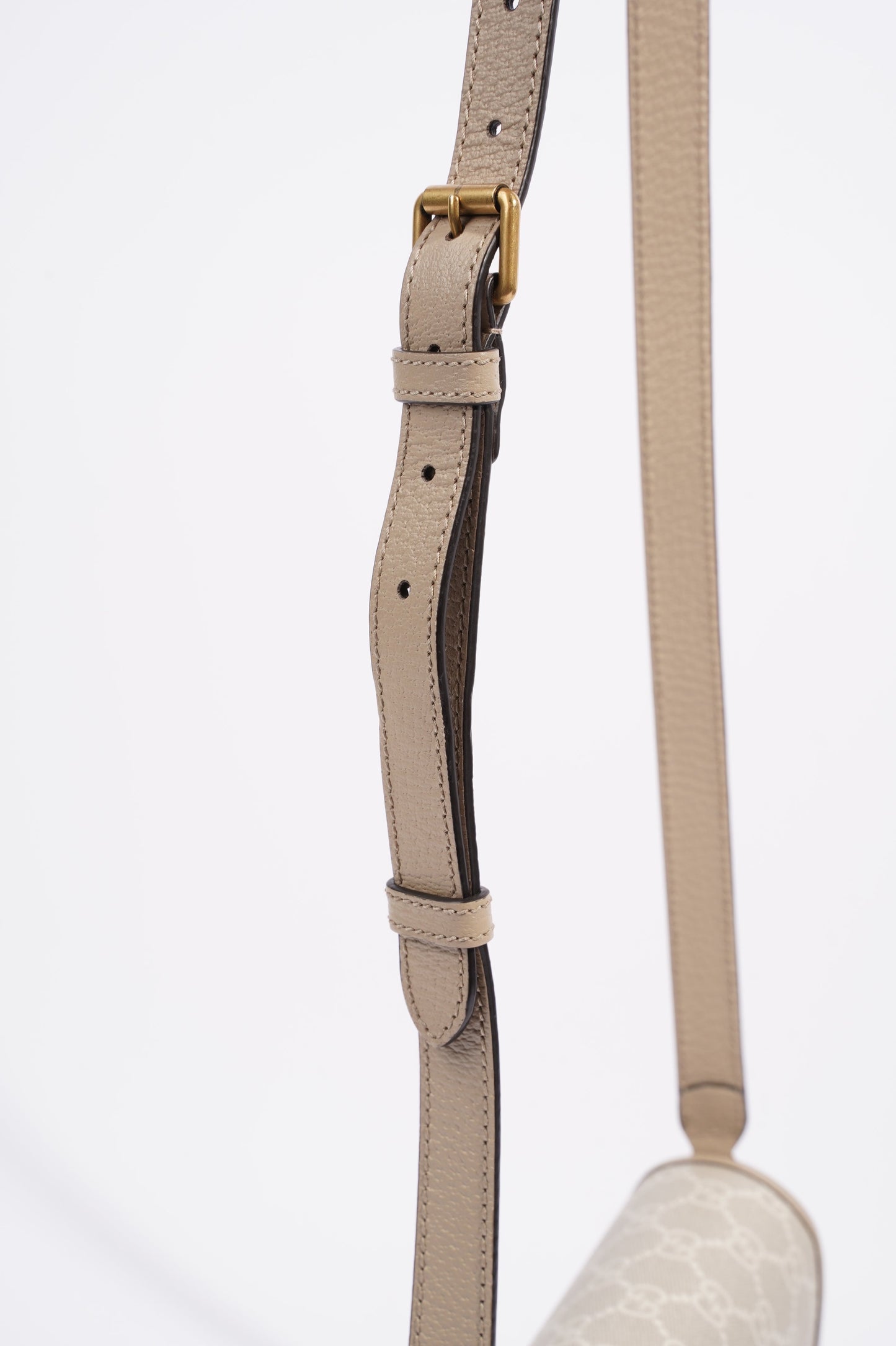 Gucci Mini Crossbody Beige Coated Canvas