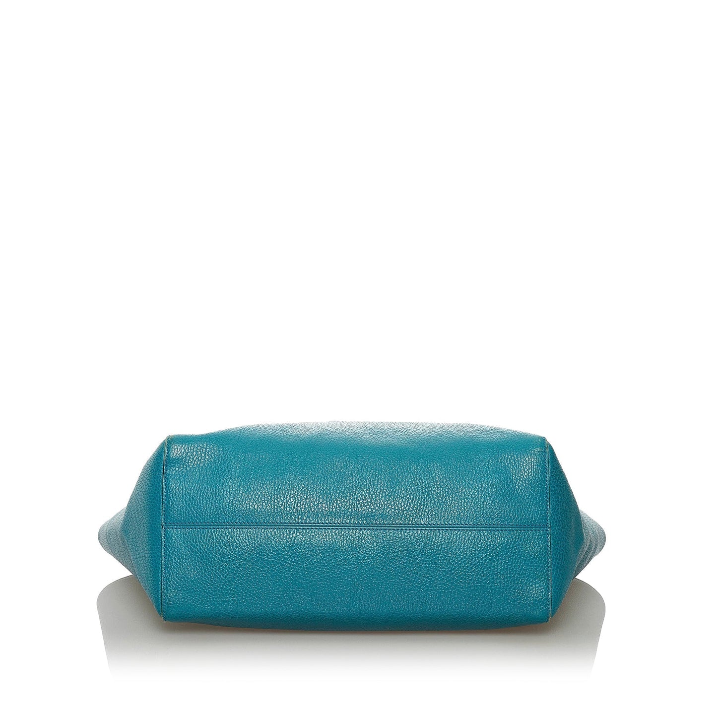 Blue Gucci Swing Leather Tote Bag