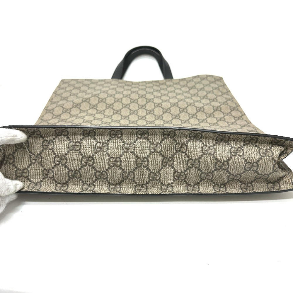 GUCCI Tote Bag 456217 GG Supreme Canvas beige GG mens Used