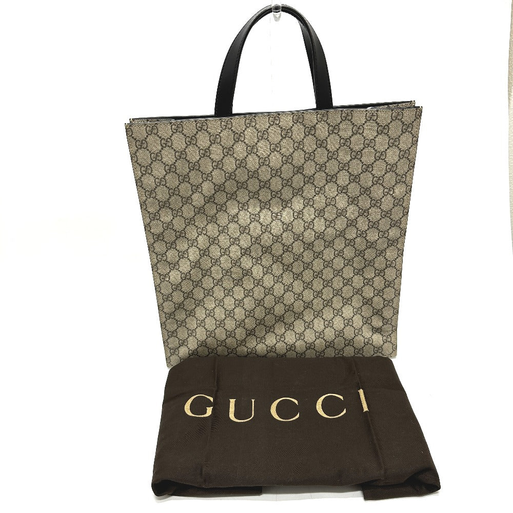 GUCCI Tote Bag 456217 GG Supreme Canvas beige GG mens Used