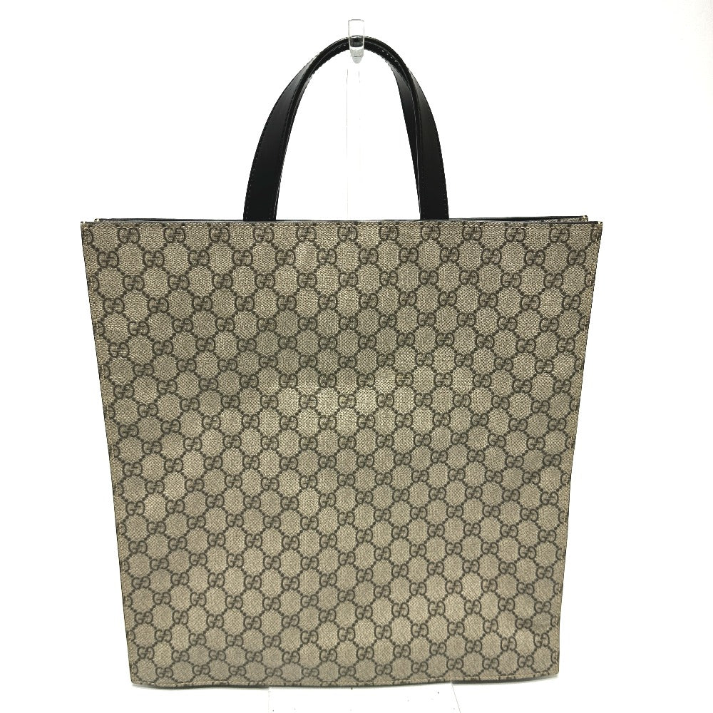 GUCCI Tote Bag 456217 GG Supreme Canvas beige GG mens Used