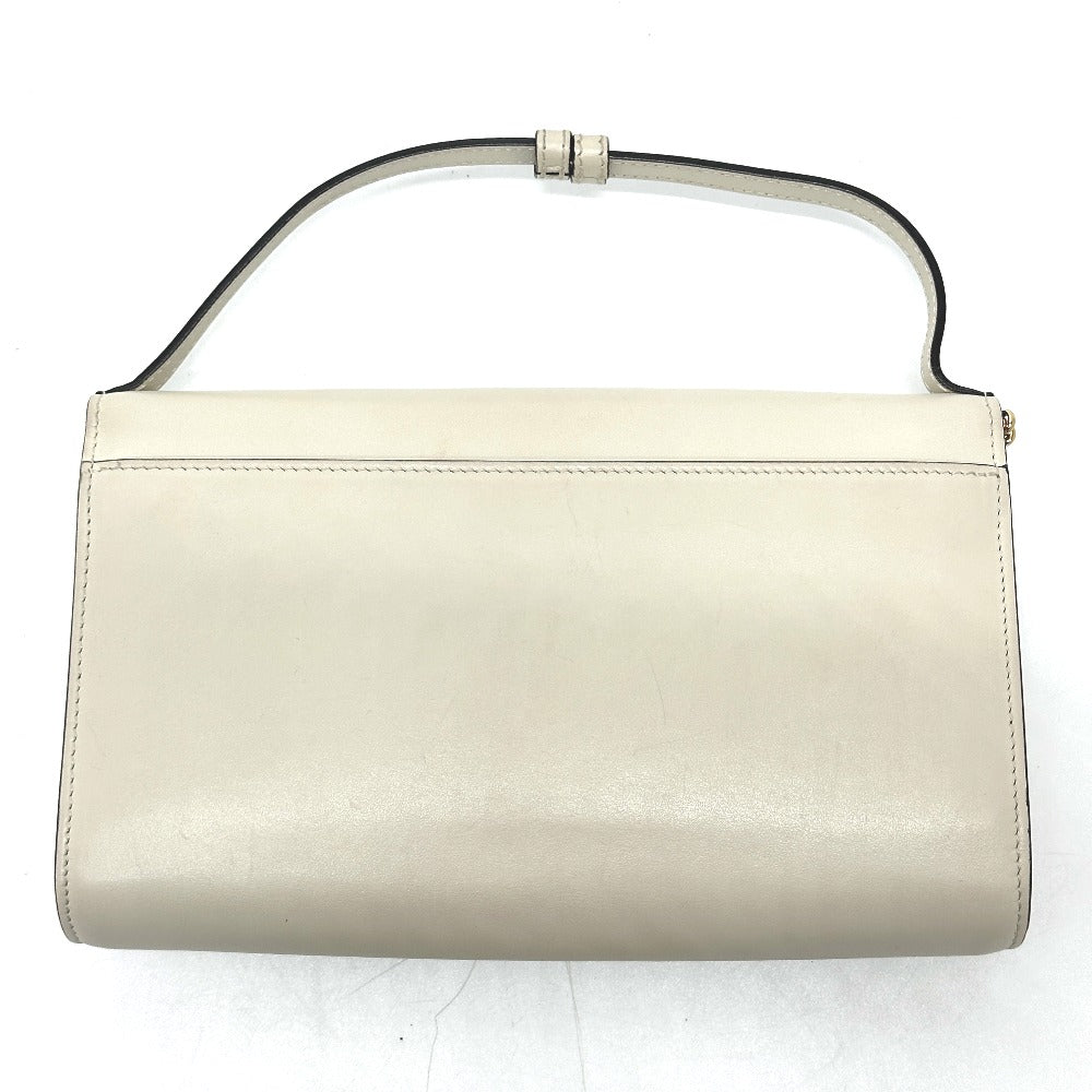 GUCCI Shoulder Bag 572375 leather off white Zumi bag Women Used