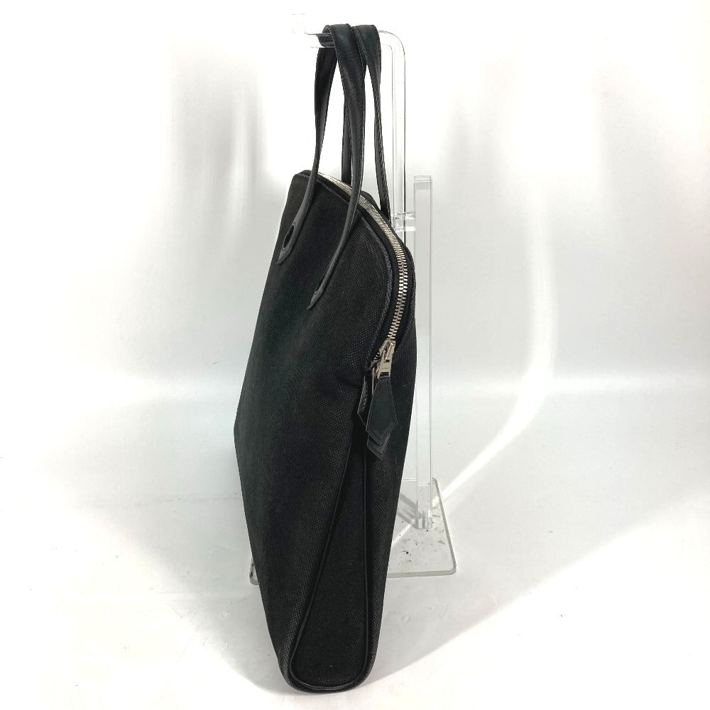 HERMES Tote Bag Toile H, Leather black Sacquibou PM mens Used
