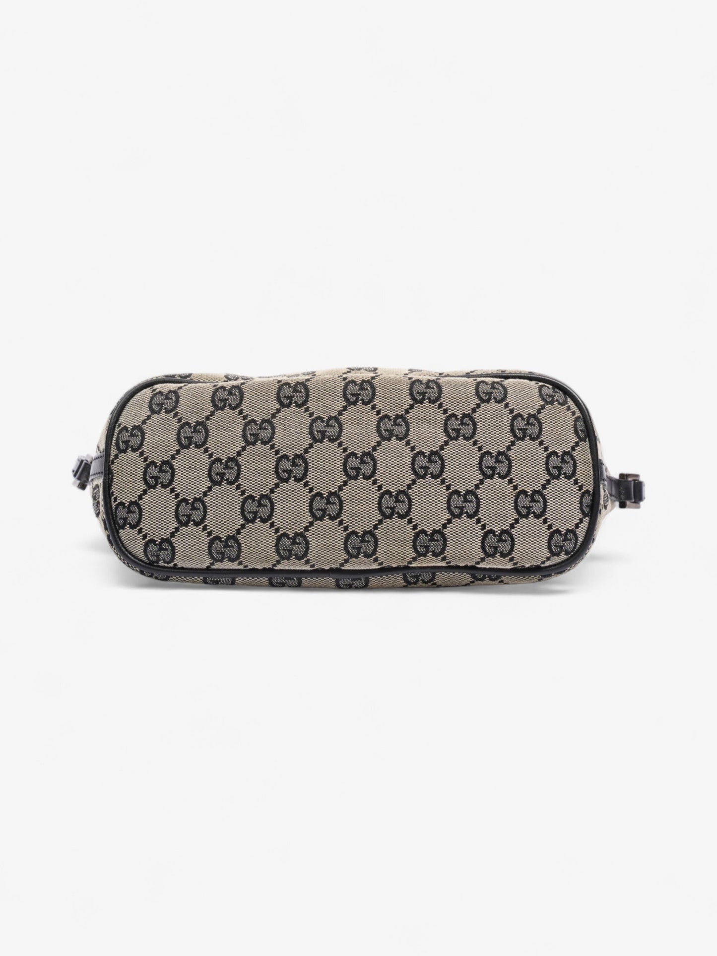 Gucci Boat Pochette GG Supreme / Black Coated Canvas