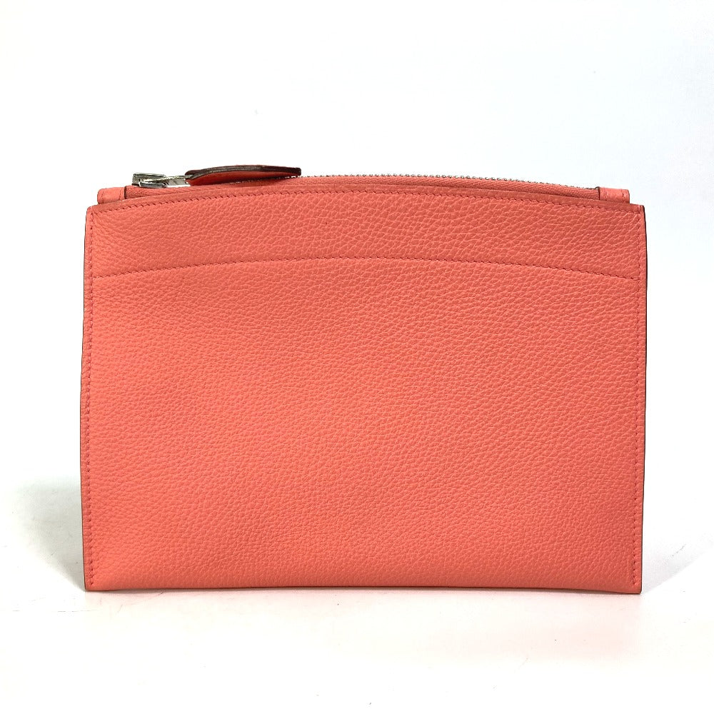 HERMES Pouch Togo pink Bazaar Mini PM Women Used